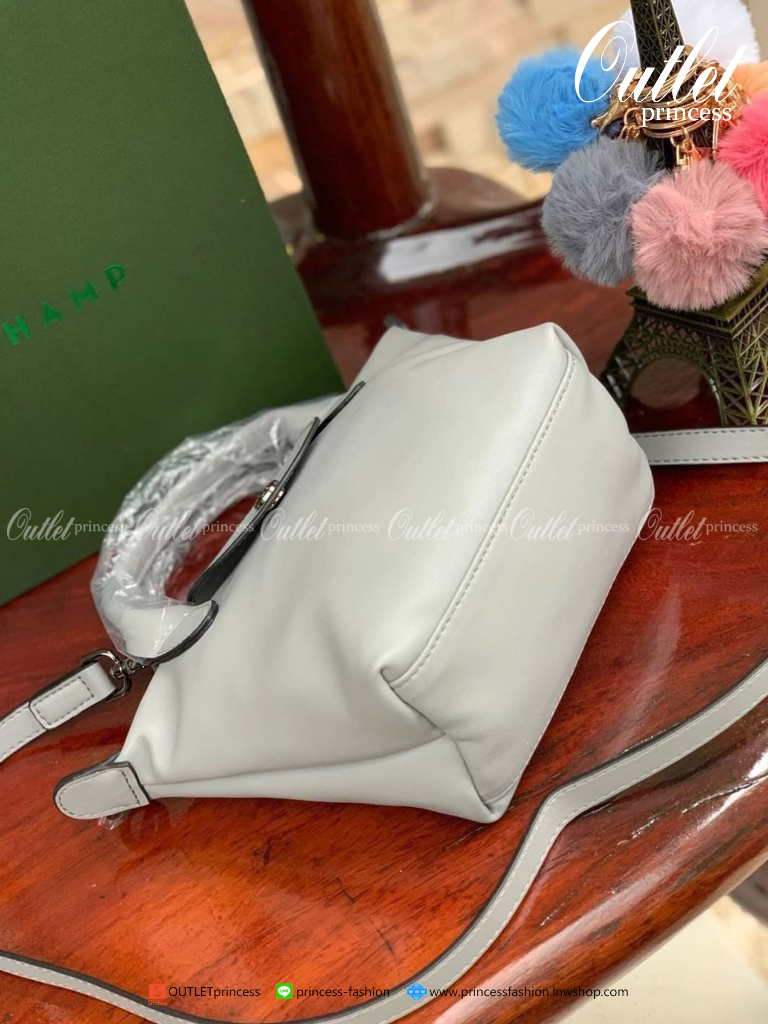 ของแท้ 100% Longchamp LE PLIAGE CUIR TOP HANDLE BAG Color: Honey,Hawtorn,Gunmetal