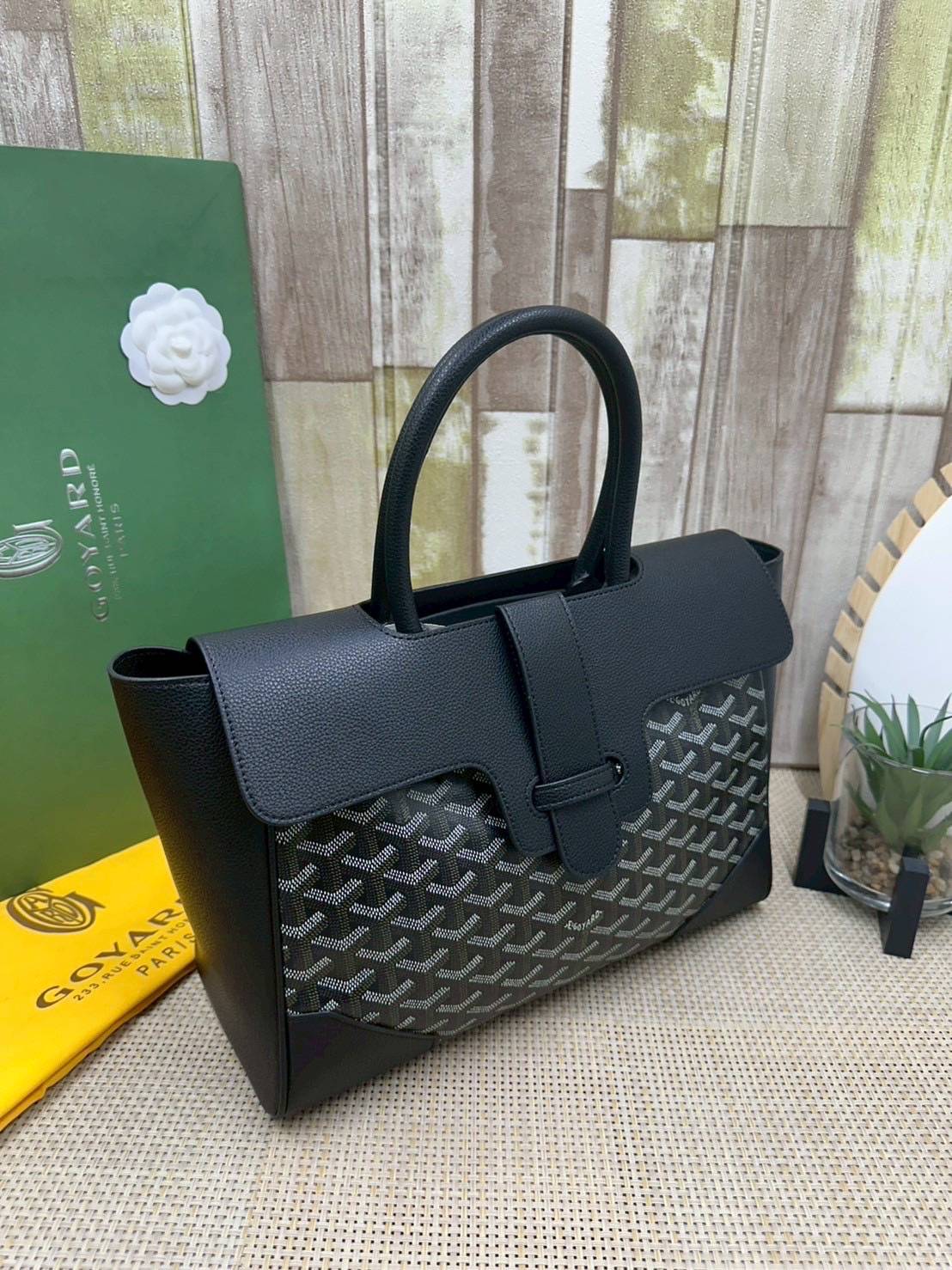 5 สี ORI หนังแท้ | Goyard Saigon Tote Bag กระเป๋าสะพายทรงโท้ท พร้อมหูจับใช้งานง่าย ภายในโล่งกว้าง หรูหราลงตัว