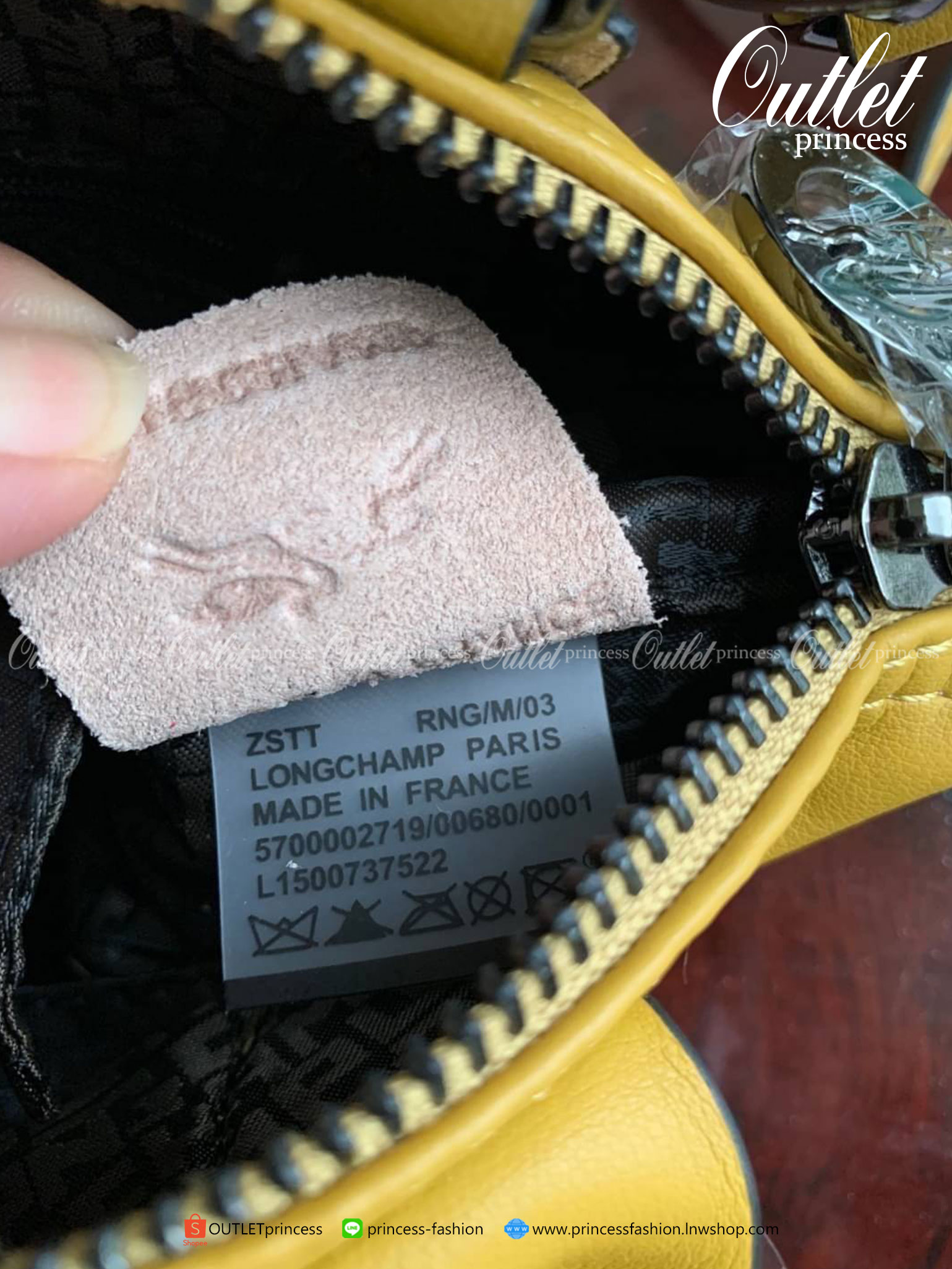 ของแท้ 100% Longchamp LE PLIAGE CUIR TOP HANDLE BAG Color: Honey,Hawtorn,Gunmetal