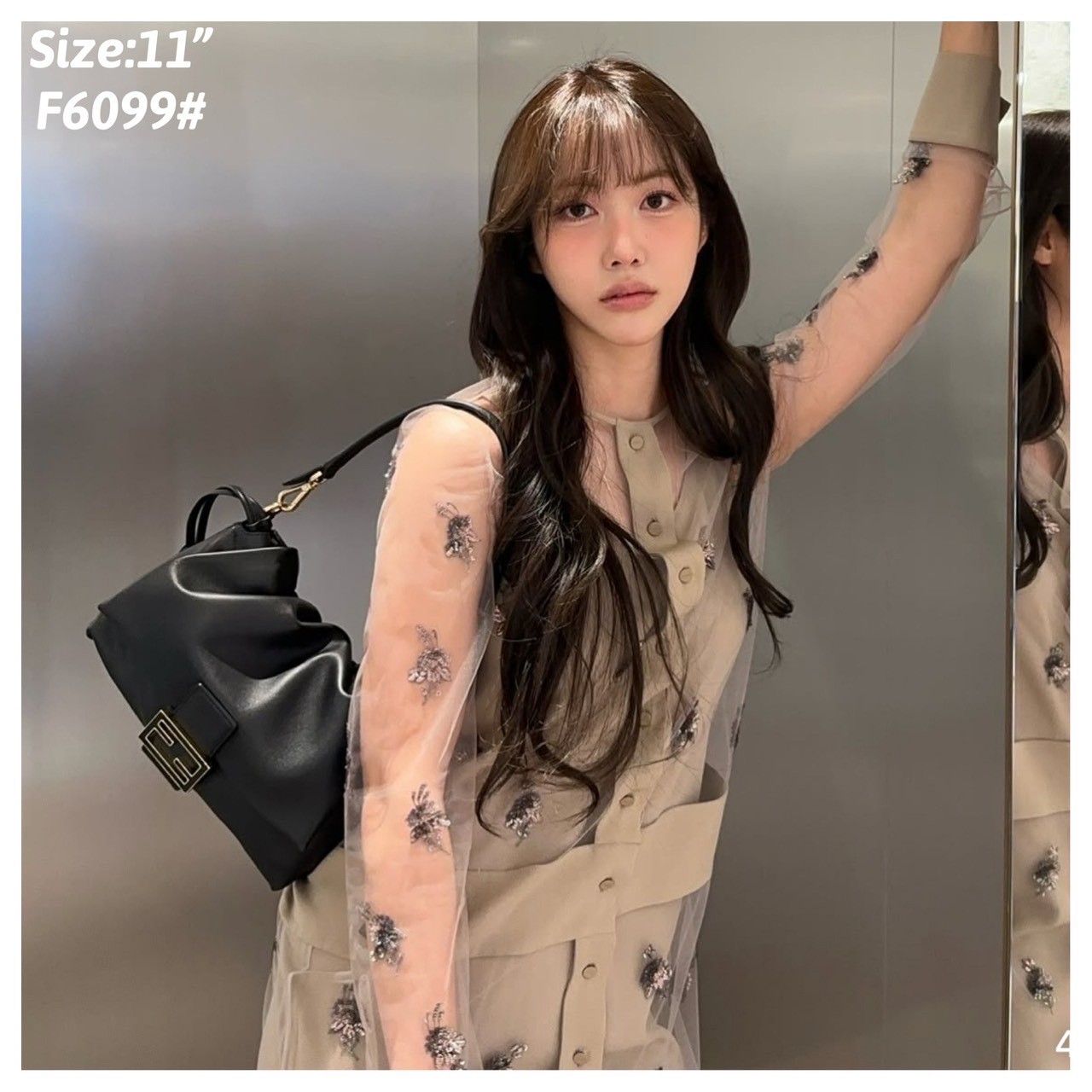 FENDI Mamma Baguette Bag กระเป๋าสะพายทรงสวย ดีไซน์เรียบง่ายคลาสสิค หรู ดูผู้ดี รูปทรงใช้งานง่าย หนังสวยสัมผัสนุ่ม ใหม่ล่าสุด รุ่นลิมิเต็ดที่สาวๆตามหา ภายในโล่งกว้าง เสิร์ฟให้ในราคาน่ารักๆ