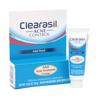 (Pre-order) Clearasil Acne Control Adult Acne Treatment Cream, Adult Tinted 0.65 oz (18 g)