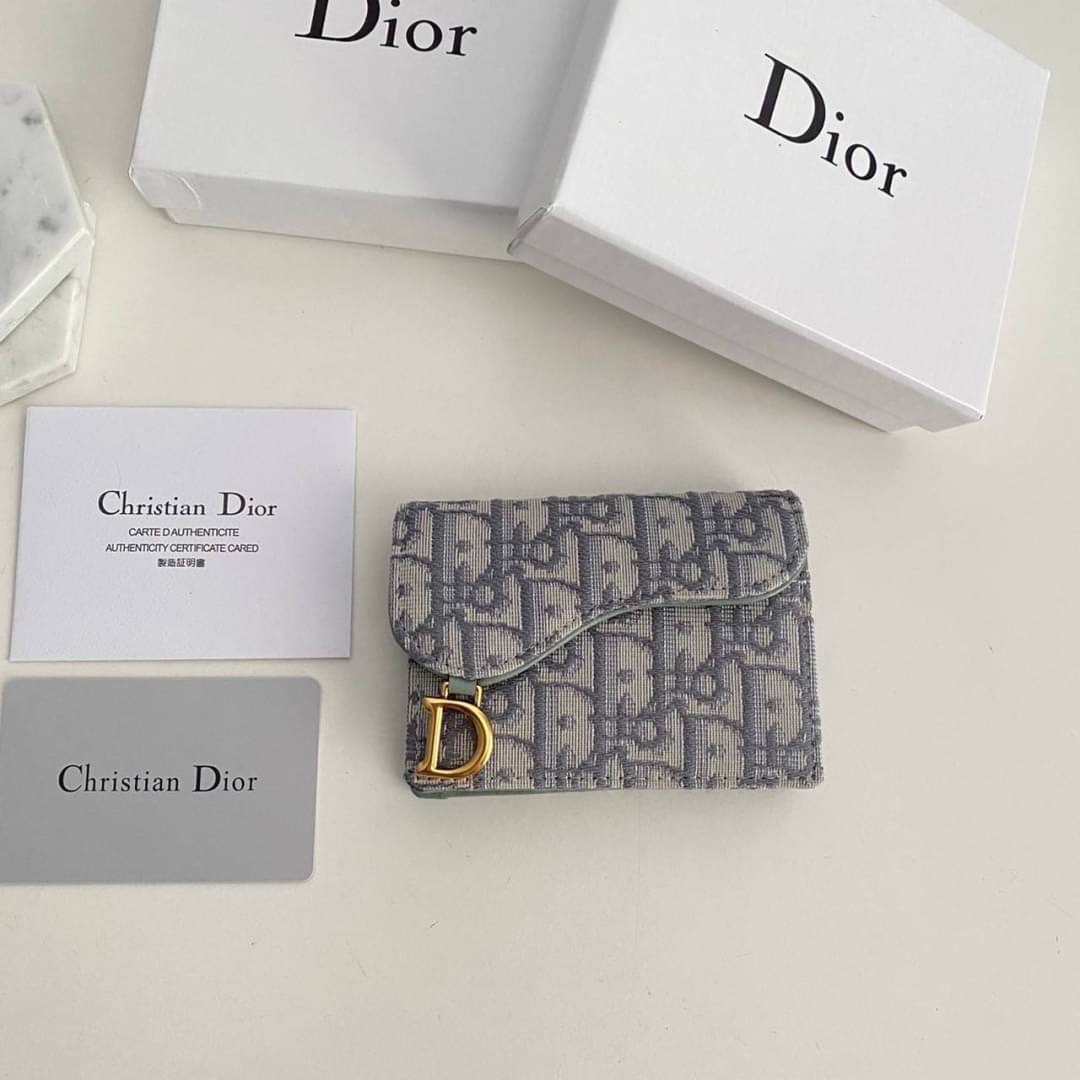 พร้อมส่ง 3 แบบ Dior wallet monogram MEN / DIOR Trifold Wallet / DIOR Coin 7 Card Wallet กระเป๋าสตางค์ดิออร์ กระเป๋าใส่เหรียญใส่การ์ด เกรดออริ สลับแท้ 1:1
