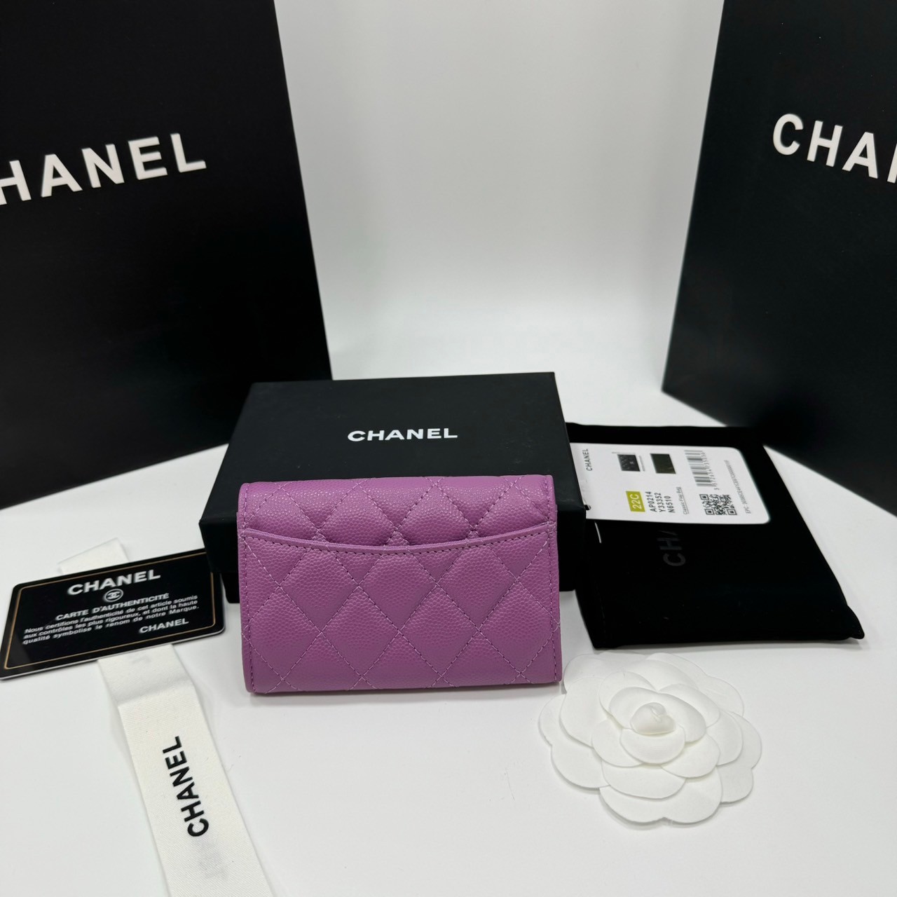 พร้อมส่ง 7 สี CHANEL WALLET กระเป๋าสตางค์รุ่นยอดนิยมใบสั้น เกรดออริ 1:1 ใช้งานต่างประเทศได้ ภาพถ่ายจากงานขายจริง