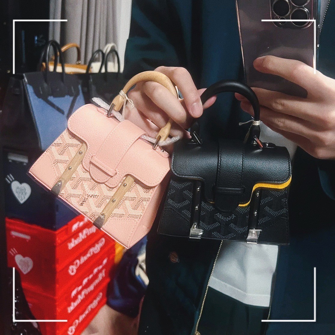 GOYARD SAIGON SIZE MINI 15cm เกรดท็อปออริเทียบแท้ ใช้สลับแท้ได้ ใช้งานต่างประเทศได้ Box set