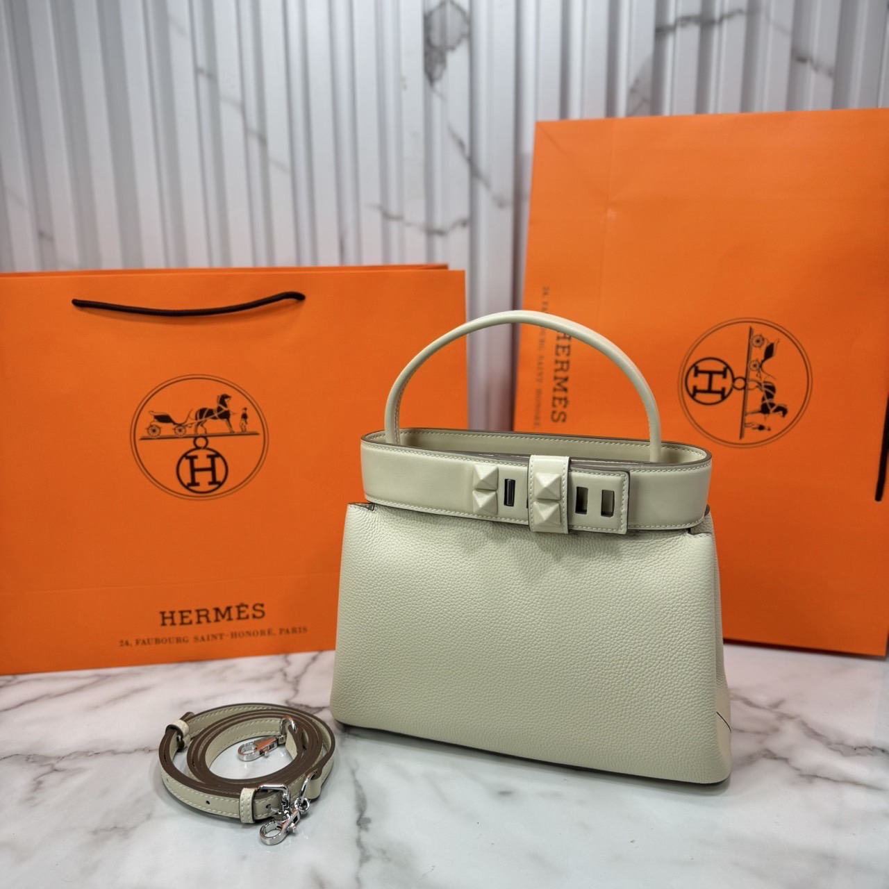 ORI หนังแท้ | Hermes Medor Bag กระเป๋าสะพายดีไซน์ใหม่ แบรนด์หรูระดับไฮคลาส หรูหรา ลัคชู