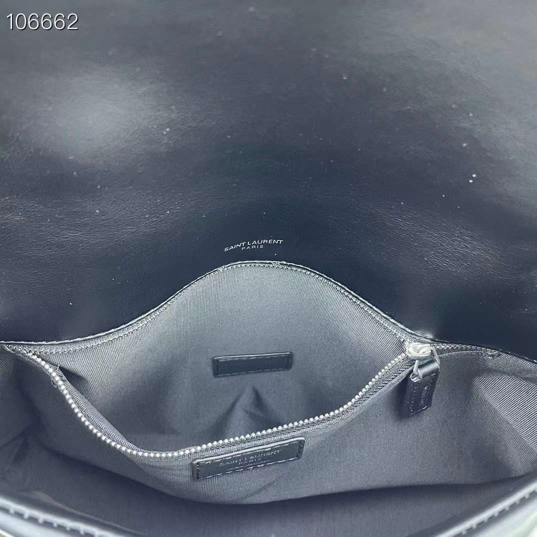 YSL YSL PUFFER SMALL IN NAPPA LEATHER 28cm กระเป๋าสะพาย เกรดหนังสวยเต็มใบ เกรดออริ 1:1 ใช้งานต่างประเทศได้