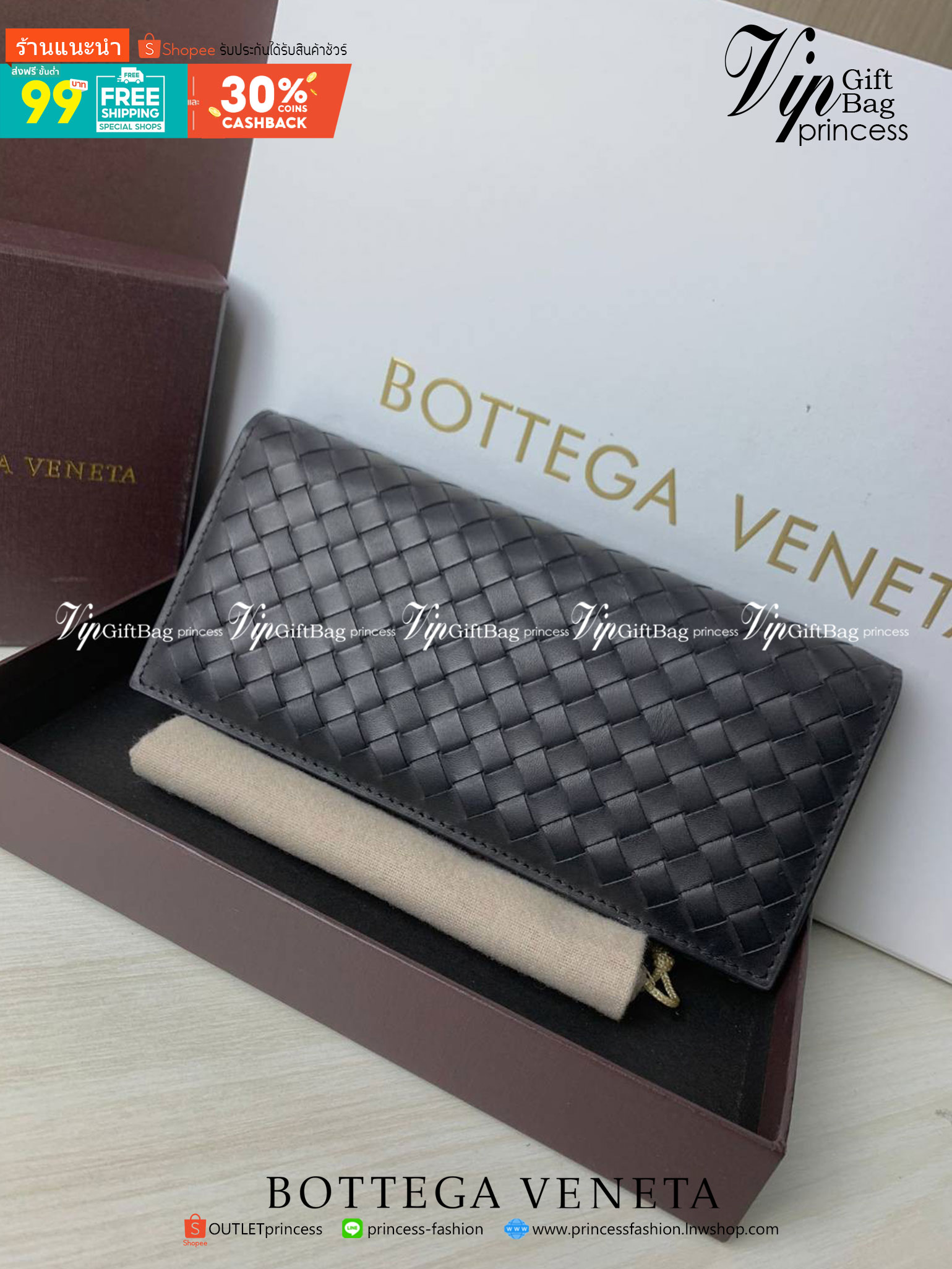 VIP 】♥️ BOTTEGA VENATA LONG WALLET กระเป๋าสตางค์ใบยาว รุ่นตามหา งานหนังแท้สวยมากนะคะ ใช้ทนทานได้นานคุ้มเลยค่ะ ภาพสินค้าถ่ายจากงานขายจริง พร้อมส่งที่ไทยราคาสุดคุ้มห้ามพลาดค่ะ!