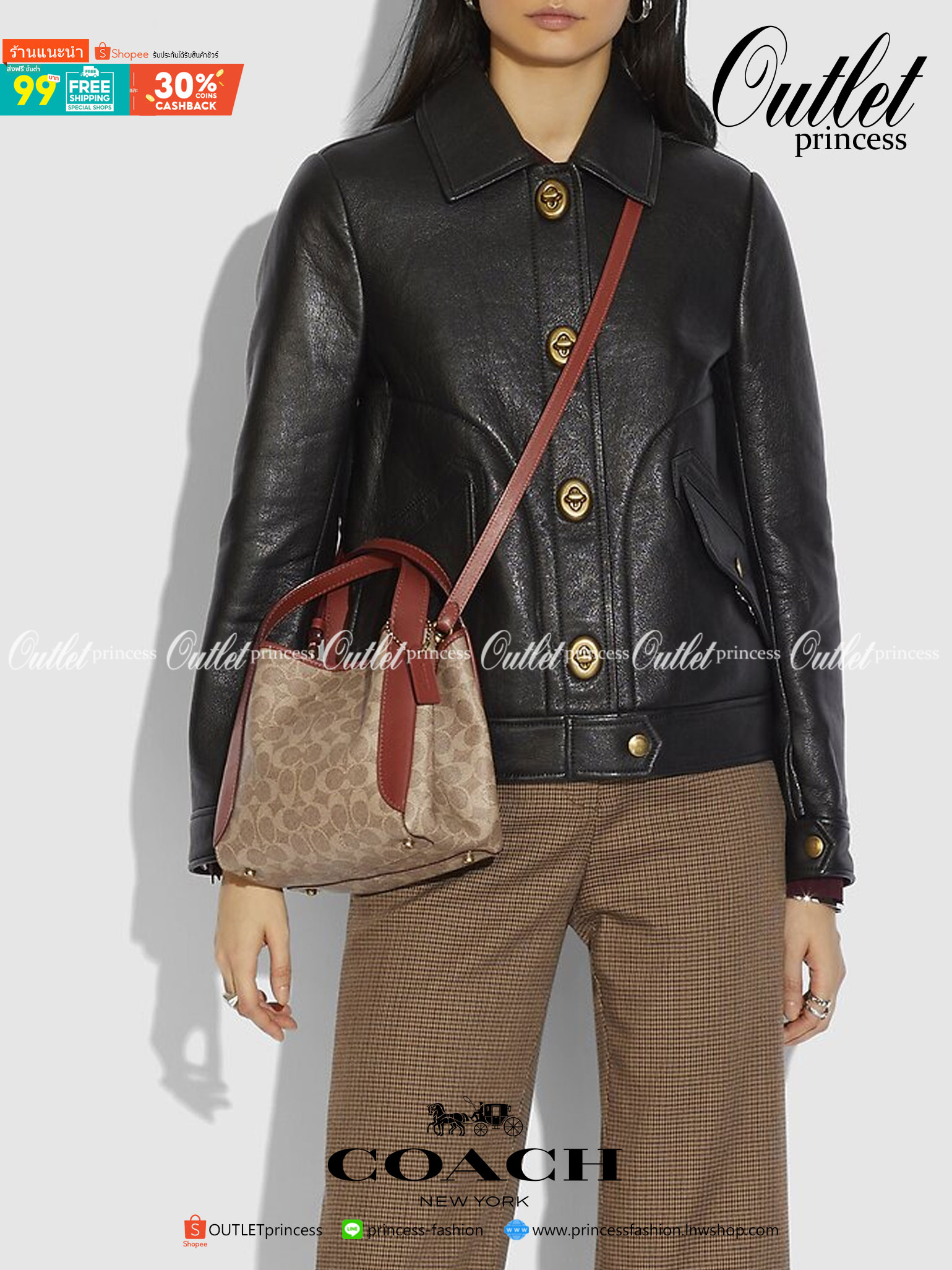 COACH 79251 HADLEY HOBO 21 IN SIGNATURE CANVAS ไอเท็มยอดนิยม คลาสสิคในทุกโอกาส กระเป๋าทรงโฮโบ ทรงสวยใช้งานได้ทุกลุค แมชท์ง่ายกับทุกสไตล์ วัสดุหนังแคนวาส ดีไซน์เอกลักษณ์ เปิด-ปิดด้วยกระดุมแม่เหล็ก มีตะขอล็อคที่ปากกระเป๋าเพื่อปรับทรงใช้งานได้ ภายในโล่งกว้าง