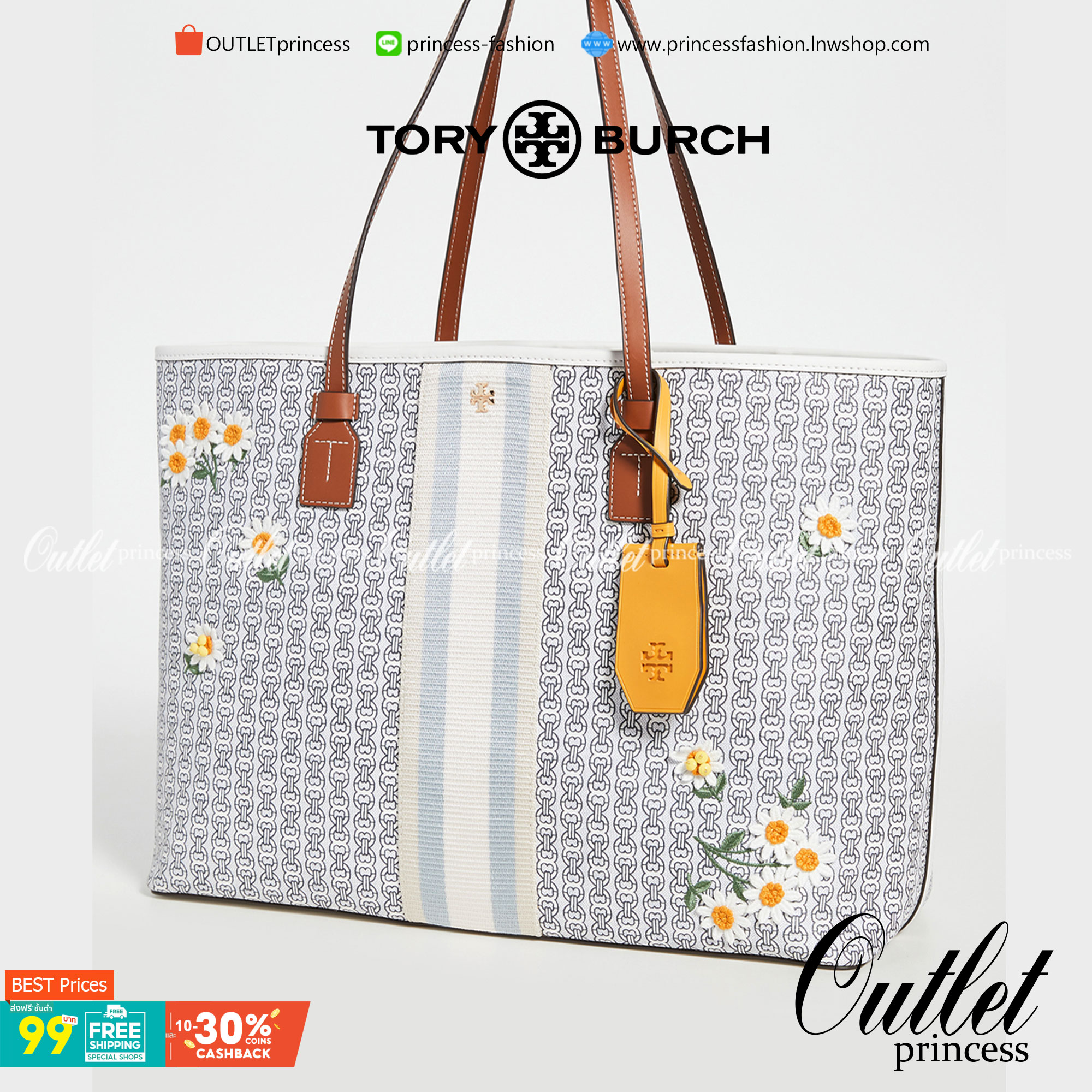 TORY BURCH GEMINI CANVAS SMALL PATCHES TOTE 🔺จุดเด่นของหนังคุณภาพต้องนิ่มสัมผัสได้ ไม่แข็งทื่อๆนะคะ! พร้อมส่งที่ไทย ใช้วันไหนๆก็สวยสุดๆไปเลยค่าา! กระเป๋าทรงTote ไม่เล็กอย่างที่คิดนะคะ😁 หนังแท้ชั้นดี ลายหนังสวยนิ่มมือดีมากค่ะ ตัวกระเป๋าลายโ