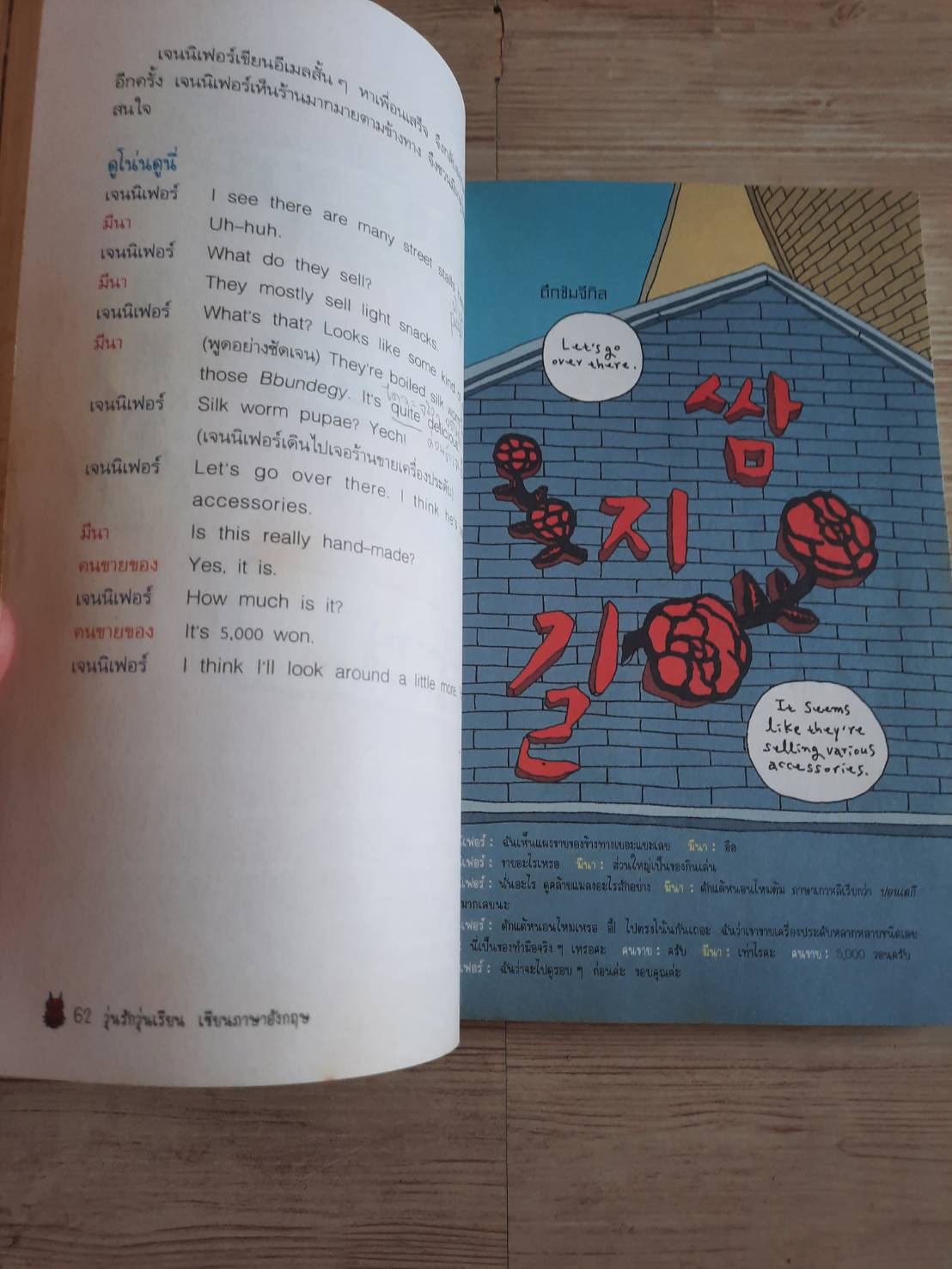 วุ่นรักวุ่นเรียน เรียนภาษาอังกฤษ (Enjoy Learning English in Korea) Moon Duk เขียน Jeon Ji-Young ภาพ สิริรัตน์ นุ่มฟัก แปล