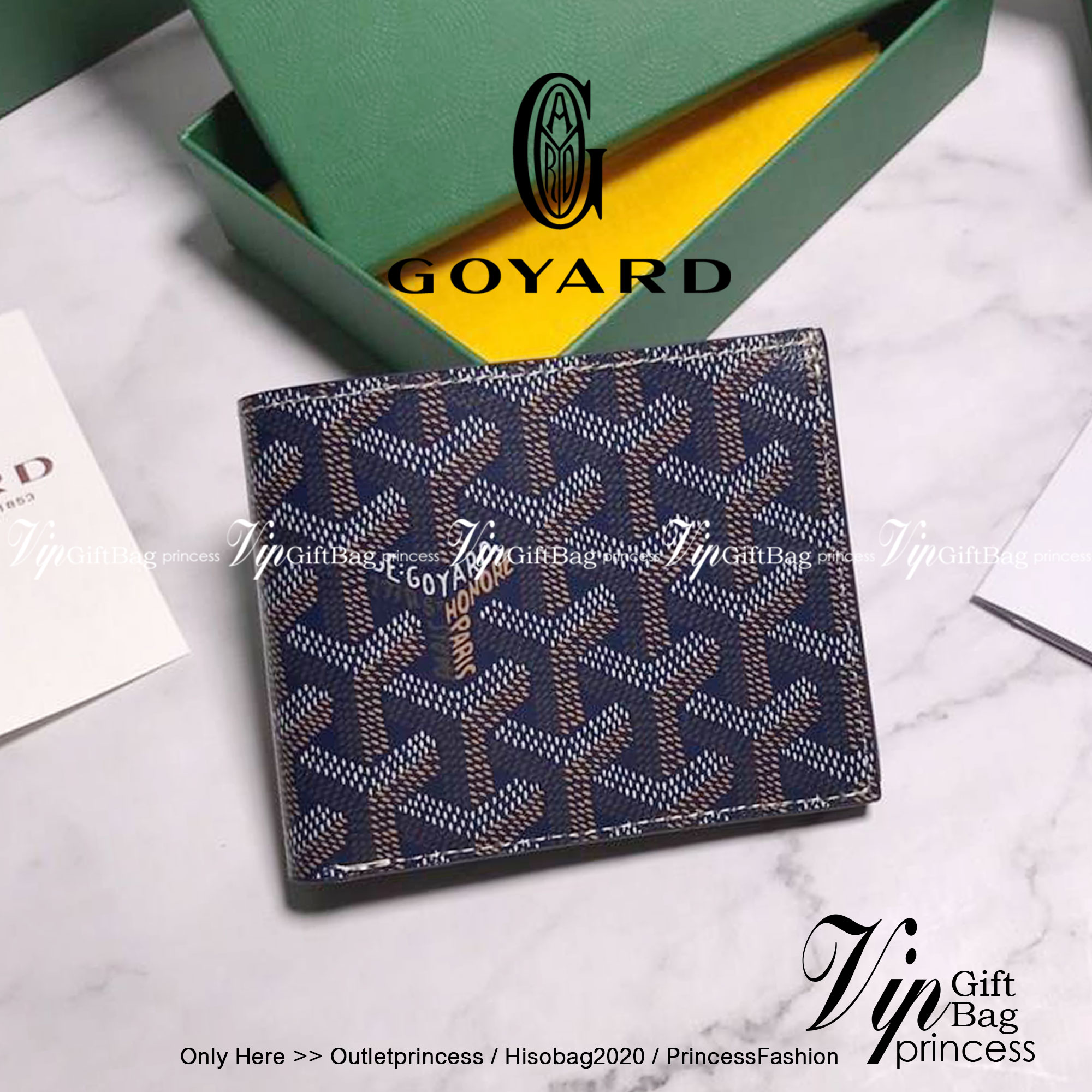 หนังแท้ GOYARD WALLET / GOYARD Victoire Bifold Wallet พร้อมส่งที่ไทย เกรดเทพออริจินอล หนังเกรดดีสุด กระเป๋าสตางค์ผู้ชายใบสั้น พร้อมกล่องเขียวแบรนด์สวยหรู อีกรุ่นที่ยอดขายไม่เคยตก ภาพสินค้าถ่ายจากงานขายจริง ใช้งานต่างประเทศได้เลยค่ะ