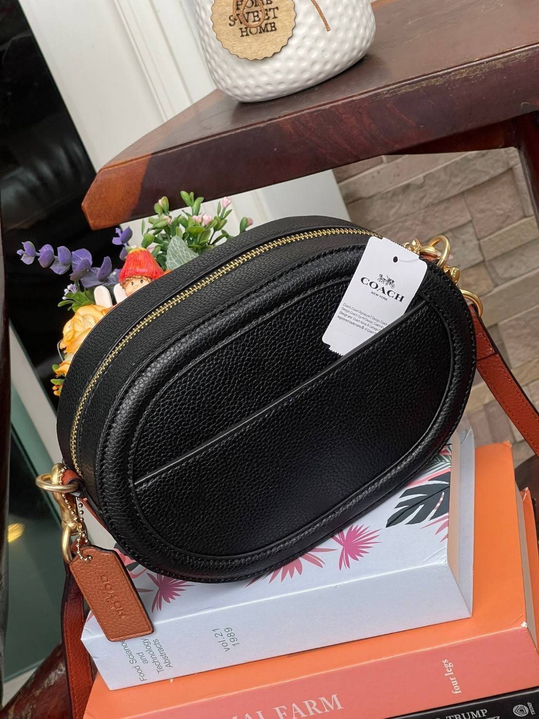 COACH CAMERA BAG IN COLORBLOCK WITH HORSE AND CARRIAGE (COACH C4164) กระเป๋าที่ดีไซน์ออกมาในทรงสะพายไหล่และทรง Camera คาดว่าเป็นรุ่นที่สาว ๆ เห็นแล้วจะต้องสะดุดตาเป็นพิเศษกับดีไซน์อันโดดเด่นที่ดูมีสไตล์ ไม่ว่าจะเป็นในวันสบาย ๆ หรือวันพิเศษก็สามารถนำไปมิกซ