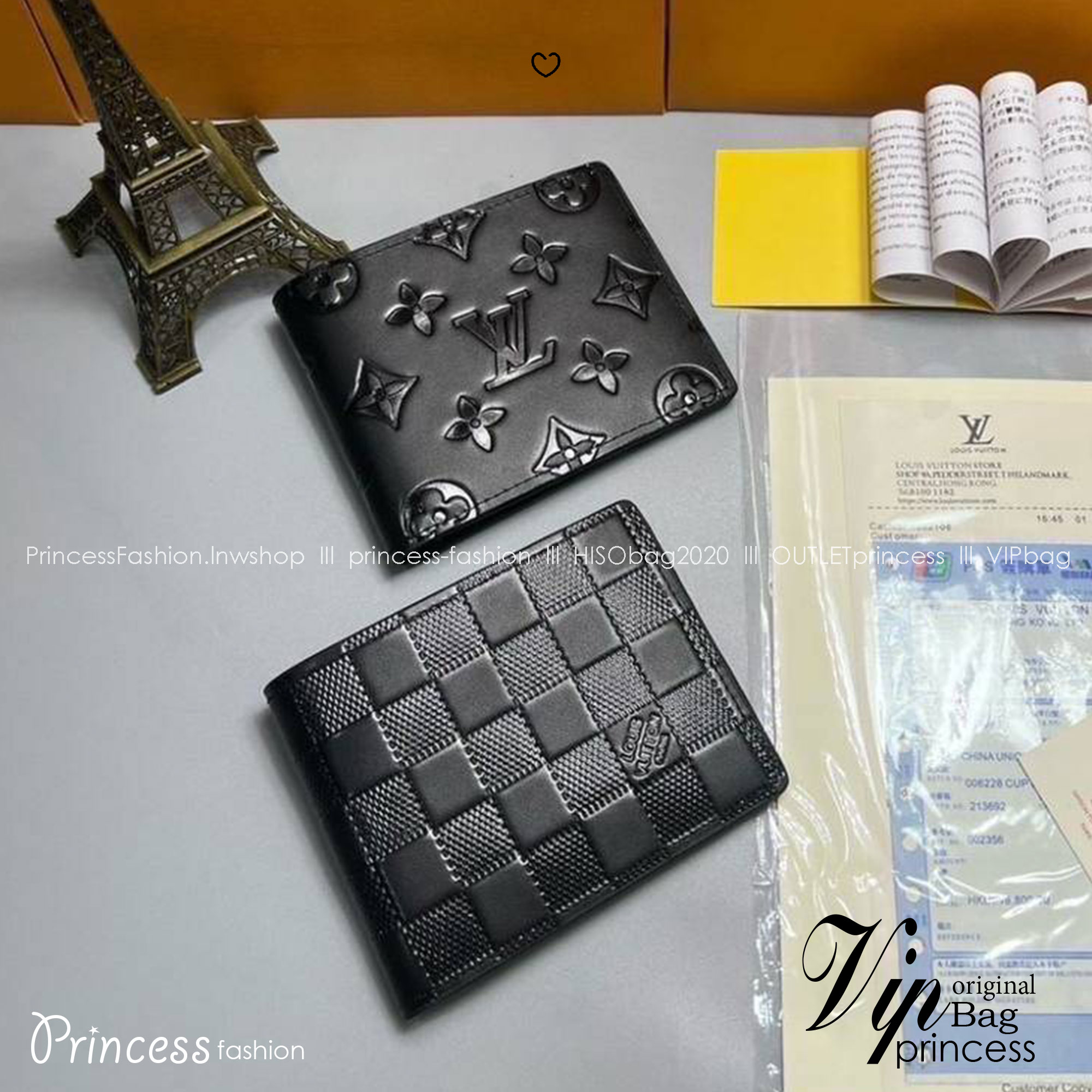 ORI หนังแท้ | LV Multiple Wallet / LV Wallet กระเป๋าสตางค์ใบสั้น กระเป๋าสตางค์ผู้ชาย