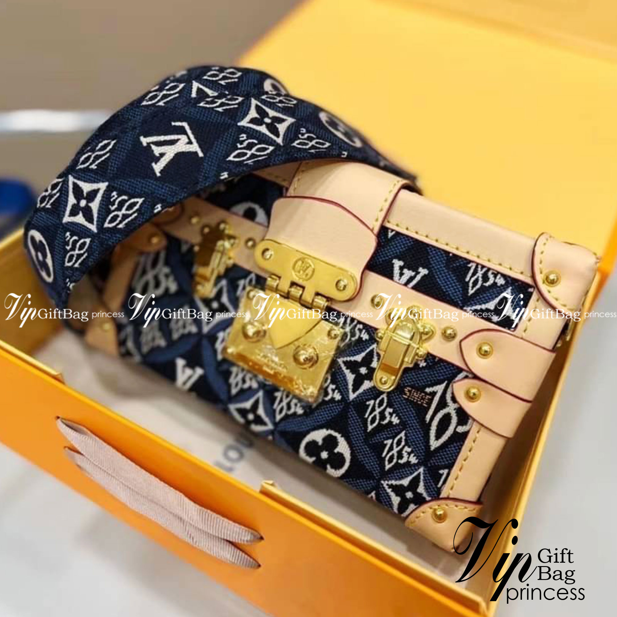 LV Jacquard Since 1854 Petite Malle / LV Since 1854 เกรดออริจินอล พร้อมส่งที่ไทย ภาพถ่ายจากงานขายจริง ใช้งานต่างประเทศได้