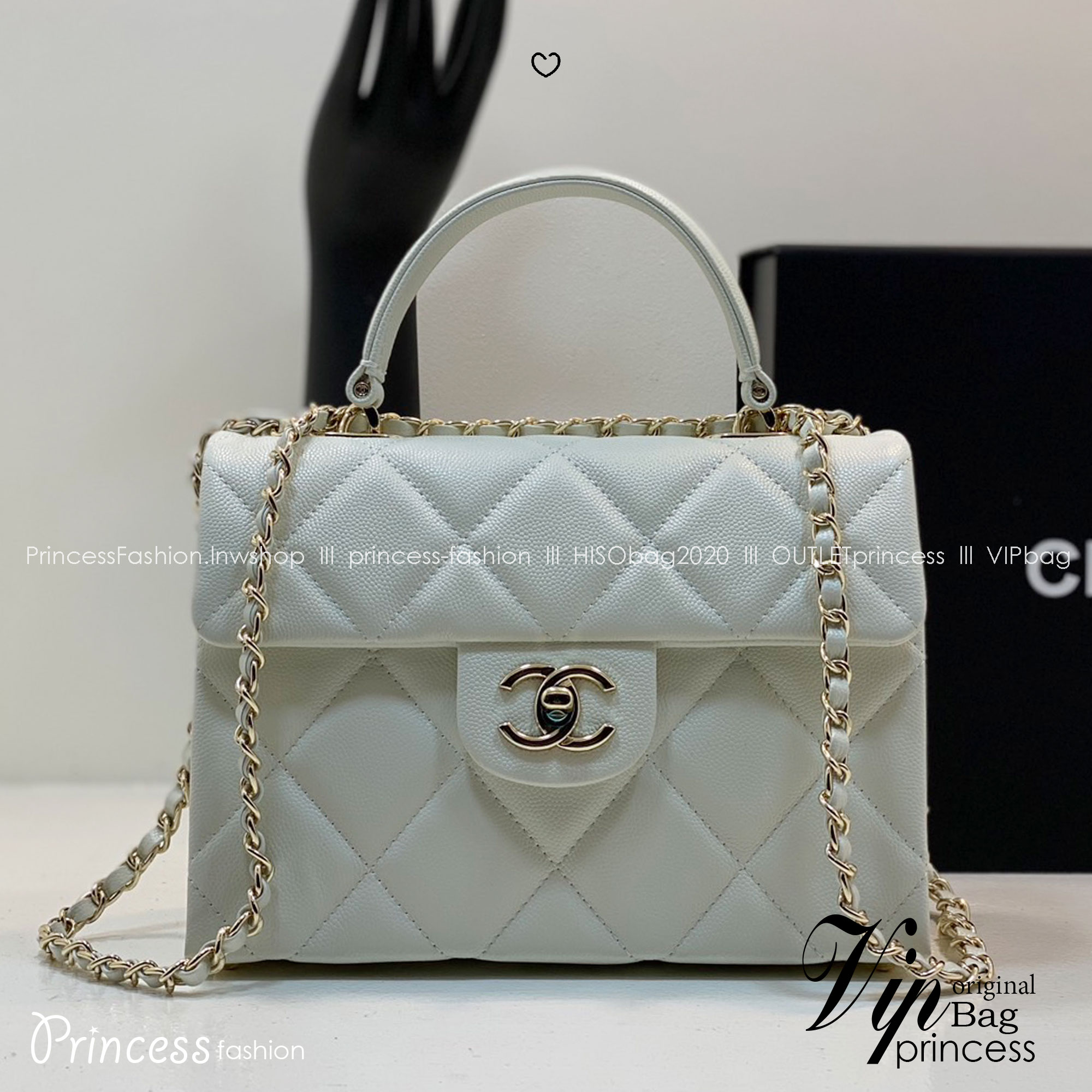 CHANEL 23S Classic Top Handle Flap Bag / Chanel Flap Bag With Top Handle กระเป๋าสะพายคลาสสิก สวยหรูตามเอกลักษณ์แบรนด์