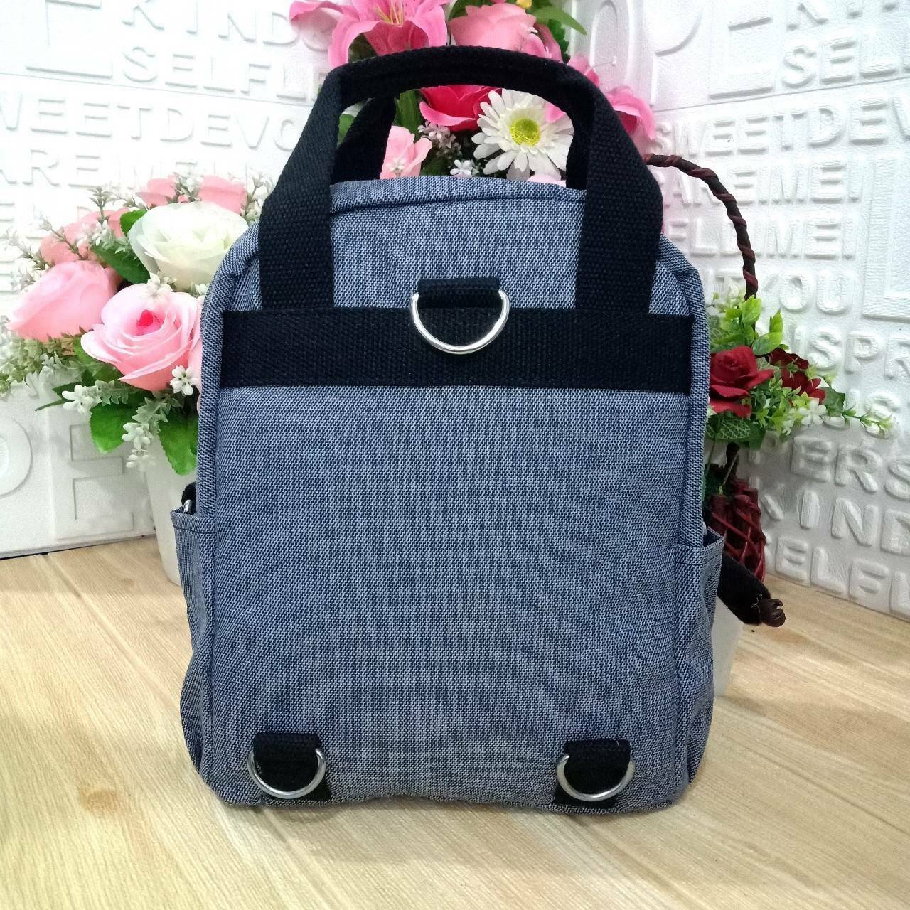 KIPLING 3 WAYS MINI BACKPACK 👍กระเป๋าสะพายรุ่นใหม่วัสดุ Nylon & Polyester 100% 👍หูหิ้วมีลายปั้มแบรนด์ 👍สายสะพายยาวเลื่อนปรับได้ถอดได้ 👍สามารถถือหรือสะพายได้ จะสะพายไหล่ สะพายเฉียง Crossbody หรือจะคล้องสายเป็นเป้สะพายหลัง Ba