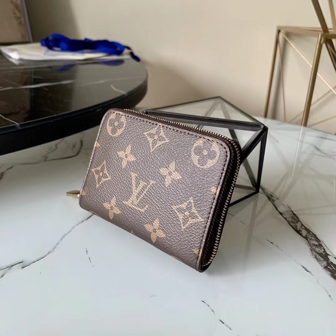 TOPori LV Zippy Coin Purse กระเป๋าสตางค์ ใส่เหรียญ รุ่นซิปรอบ เกรดท็อปออริ เกรดดีสุด 1:1 ใช้งานต่างประเทศได้
