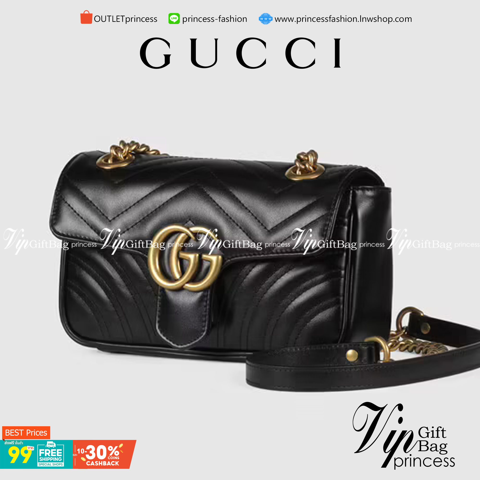 VIP 】หนังแท้ GUCCI GG Marmont matelassé mini bag 22CM พร้อมส่งที่ไทย ขนาดมินิขายดีที่สุดค่า ใบจริงสวยมากๆ สาวๆที่ได้ไป รับรองไม่ผิดหวังแน่นอน สินค้ามีมาพร้อมส่ง แนะนำห้ามพลาด ก่อนหมดจ้าา!