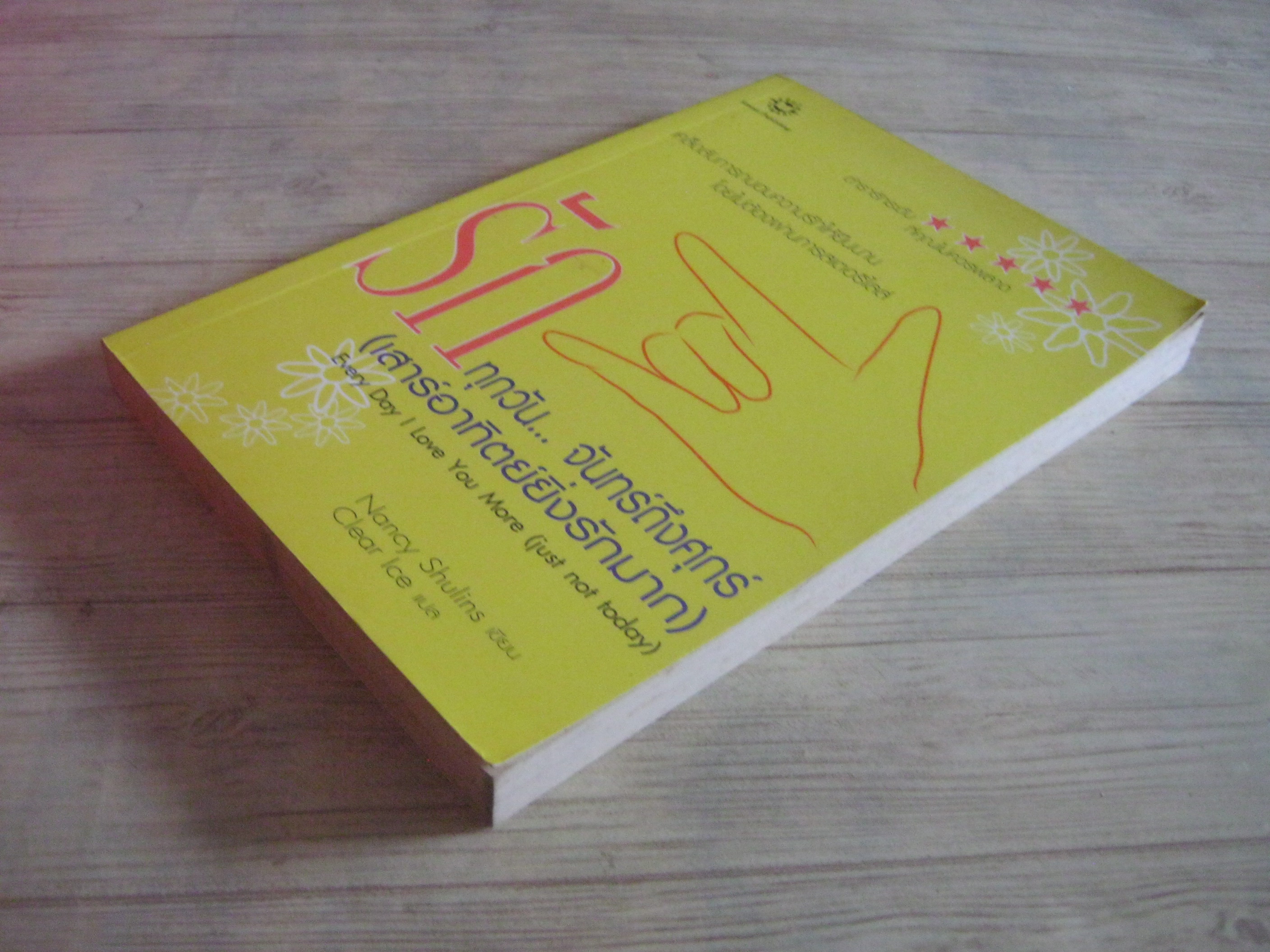 รักทุกวัน... จันทร์ถึงศุกร์ (เสาร์อาทิตย์ยิ่งรักมาก) (Every Day I Love You More (Just not today) Nancy Shulins เขียน Clear Ice แปล