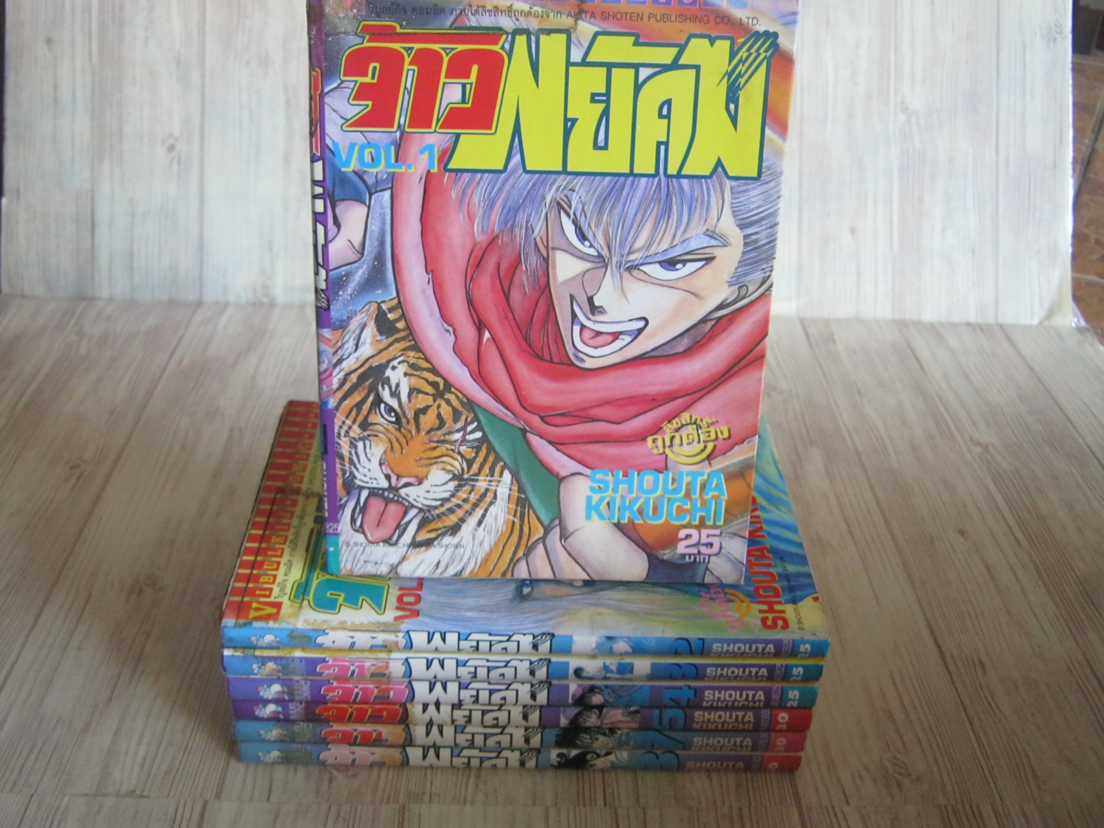 จ้าวพยัคฆ์ ชุด เล่ม 1-8 (ขาดเล่ม 6,9) 9 เล่มจบ Shouta Kikuchi เขียน