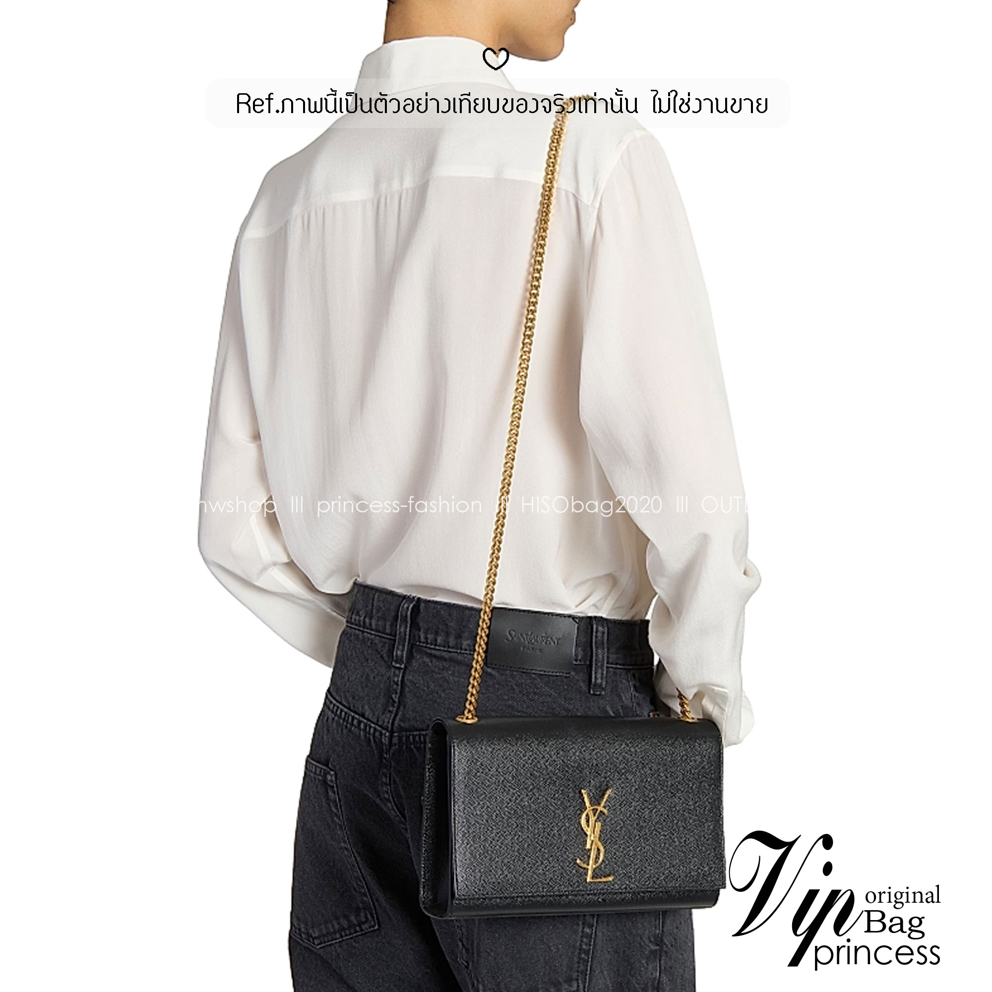 ORI หนังแท้ | YSL KATE MEDIUM BAG / YSL Woc Bag กระเป๋าสะพายทรง woc เรียบหรูดูแพงที่แท้จริง งานหนังเต็มใบโดดเด่นด้วยโลโก้แบรนด์สุดหรู รุ่นฮิตลอดกาลดูดีมีระดับ