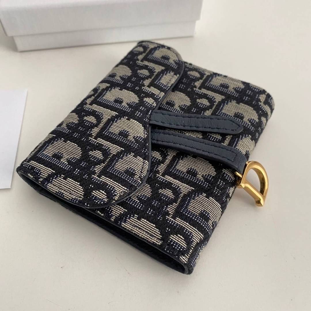 พร้อมส่ง 3 แบบ Dior wallet monogram MEN / DIOR Trifold Wallet / DIOR Coin 7 Card Wallet กระเป๋าสตางค์ดิออร์ กระเป๋าใส่เหรียญใส่การ์ด เกรดออริ สลับแท้ 1:1 ใช้ต่างประเทศได้