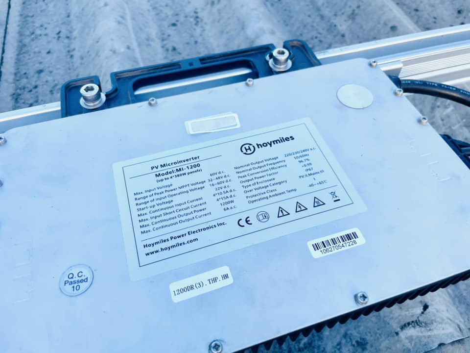 Hoymiles Micro Inverterv On grid อินเวอร์เตอร์ รุ่น MI-1200 (1.2KW)