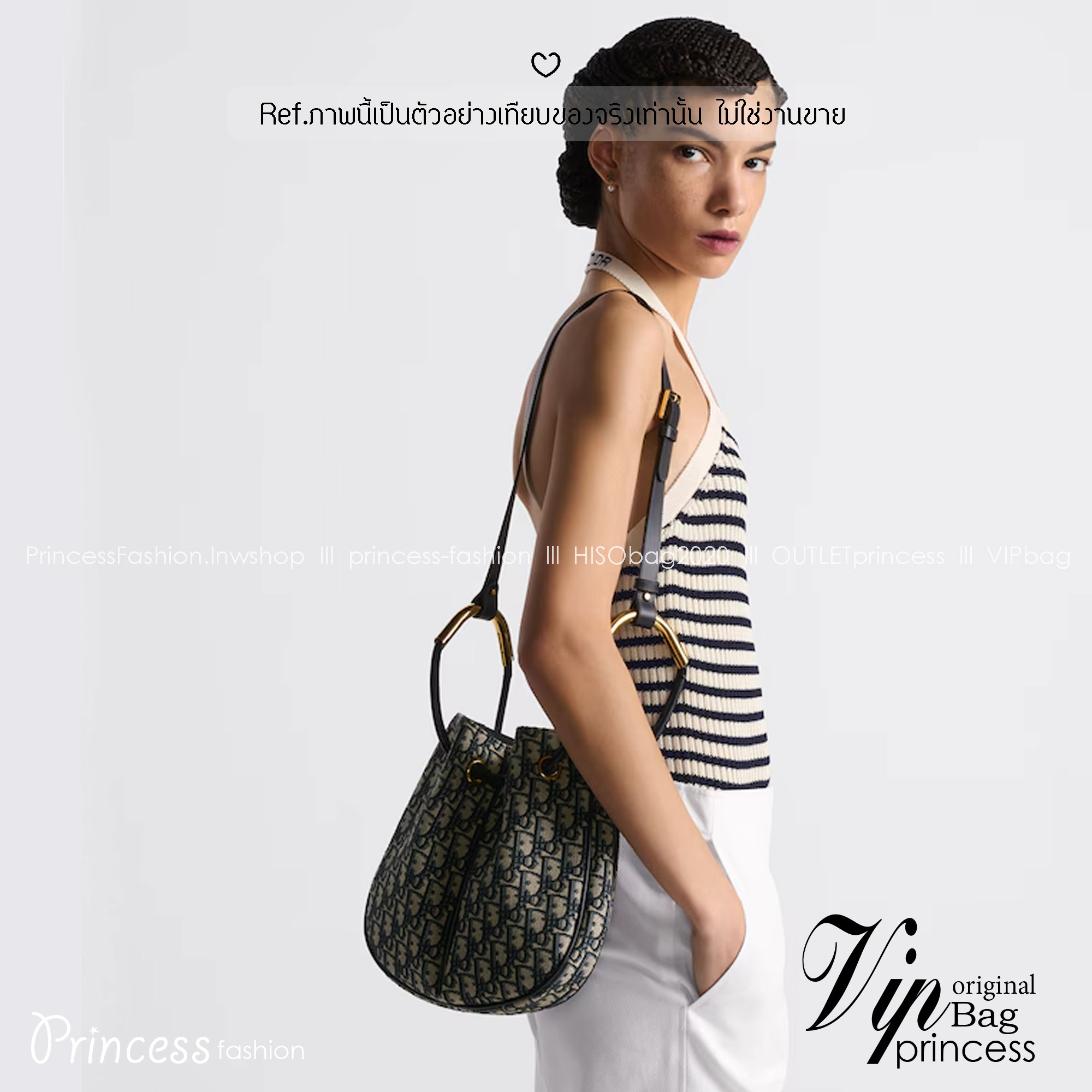 Dior Nolita Bag กระเป๋าสะพายทรงโท้ทรุ่นใหม่ สวยหรูเป็นเอกลักษณ์ตามแบบฉบับแบรนด์ มาพร้อมสายสะพายยาว ขนาดกำลังน่าใช้ ภายในโล่งกว้างจุของได้เยอะ สวยทันสมัยเหนือกาลเวลาต้องยกให้ใบนี้เลยค่ะ