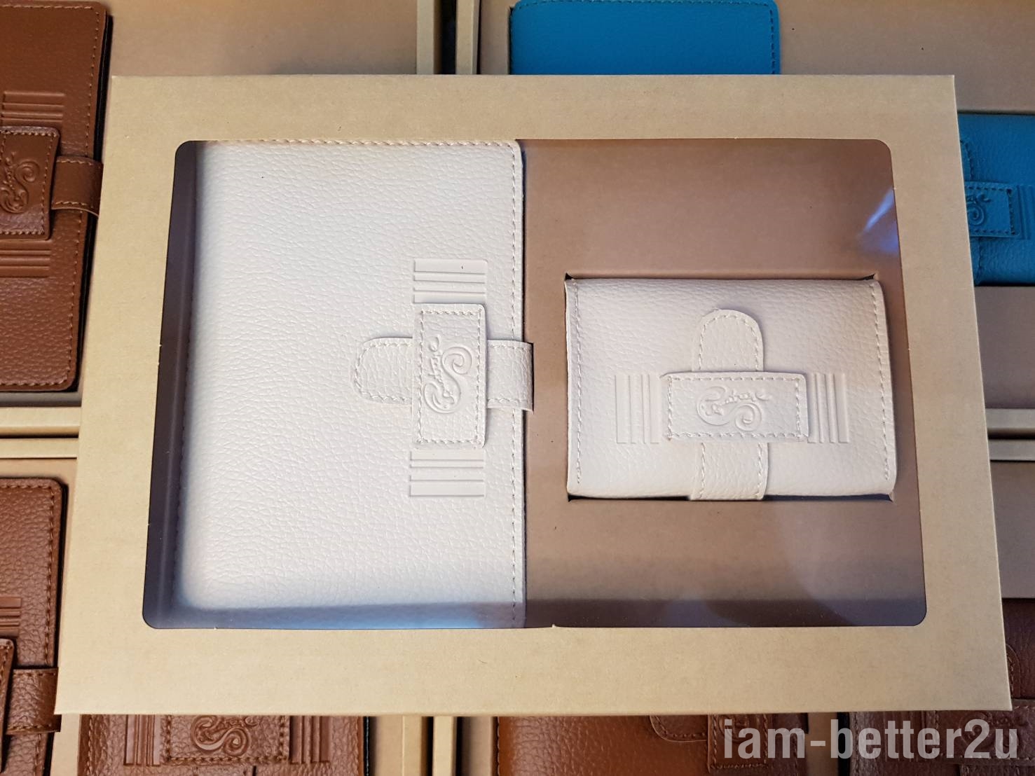 ของขวัญ ของระลึก งานเกษียณ ปี 63 กระเป๋าใส่สมุดบัญชี กระเป๋าใส่บัตร พวงกุญแจ ใส่กล่องรักษ์โลก