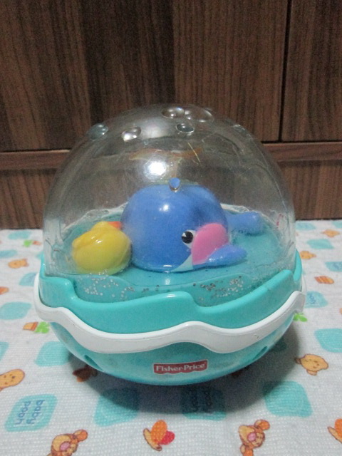 Fisher Price go baby go wobble whale ของเล่นมือสอง