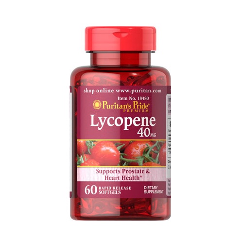 (Pre-order) Puritan's Pride Lycopene 40 mg 60 Softgels