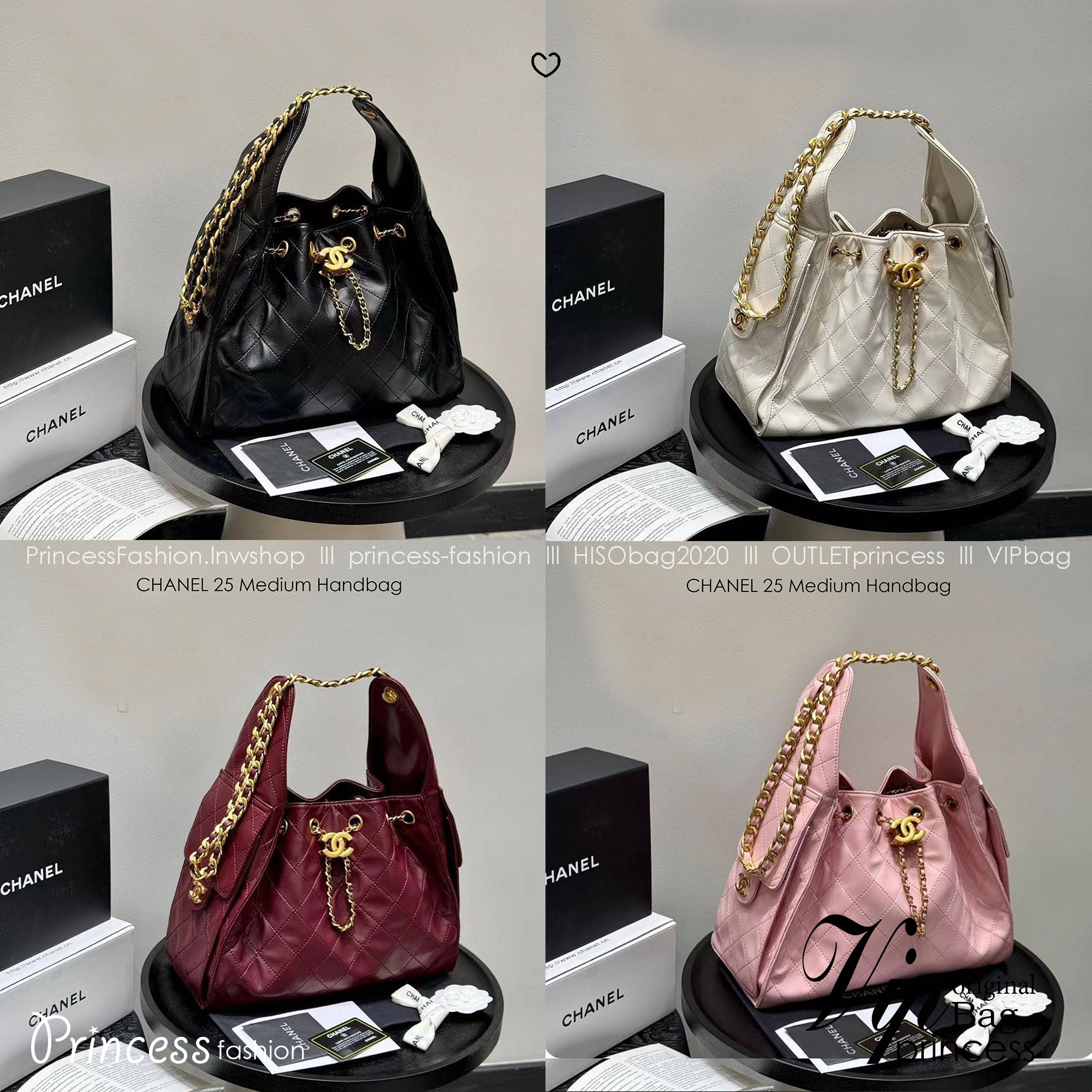 CHANEL 25 Medium Handbag กระเป๋าสะพายทรงโฮโบใบใหญ่ คอลใหม่ล่าสุด ต้อนรับฤดูกาล SPRING-SUMMER 2025 รูปทรงใช้งานได้จริง จุของได้ ถือเก๋ๆ เอวี่เดย์ลุค บอกเลยว่าดีไซน์เก๋มาก