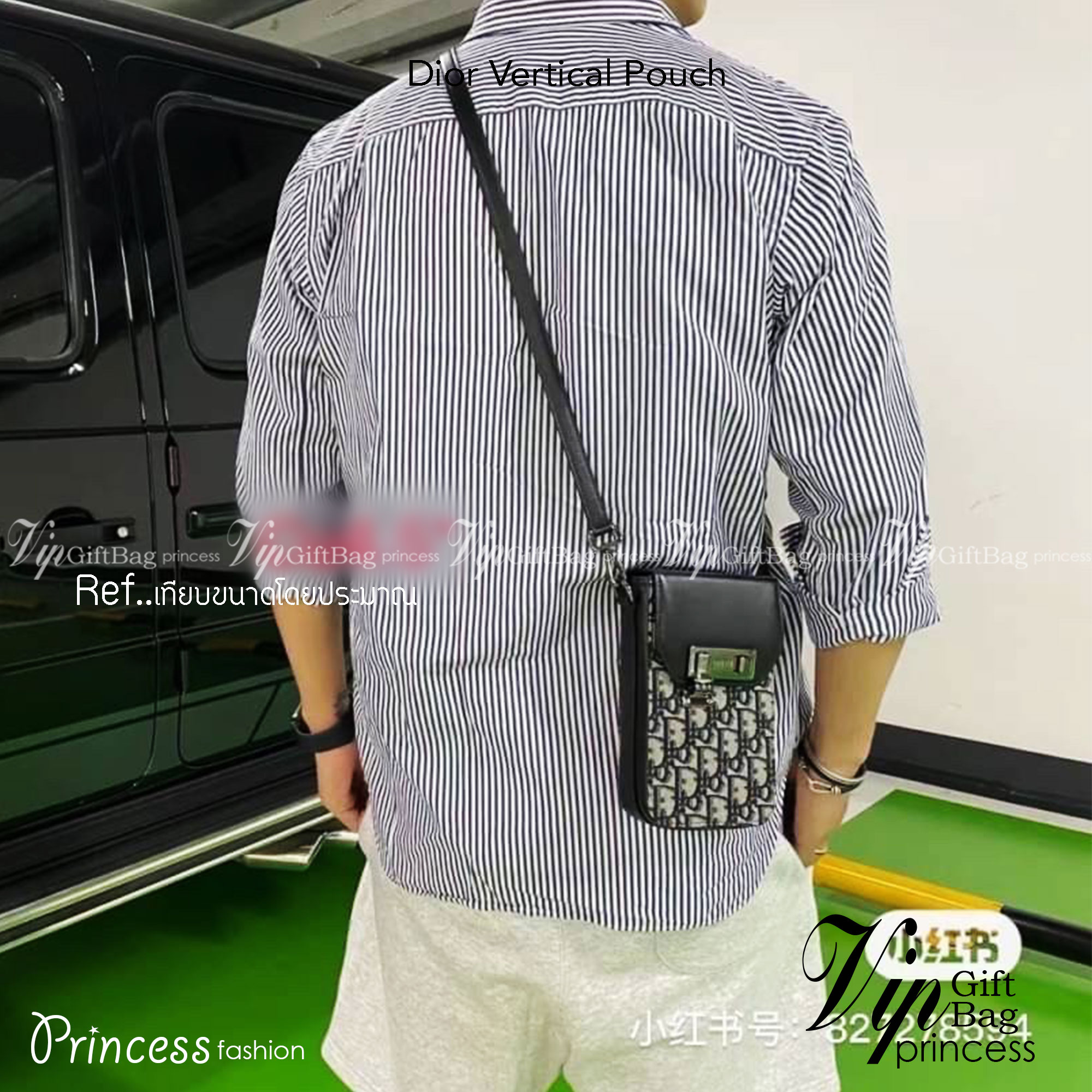 Dior Vertical Pouch | Mens Dior Pouches กระเป๋าสะพายทรงพอชผู้ชาย รุ่นใหม่ ทรงใช้งานง่าย สะดวก กะทัดรัด ภาพถ่ายจากงานขายจริง ใช้งานต่างประเทศได้