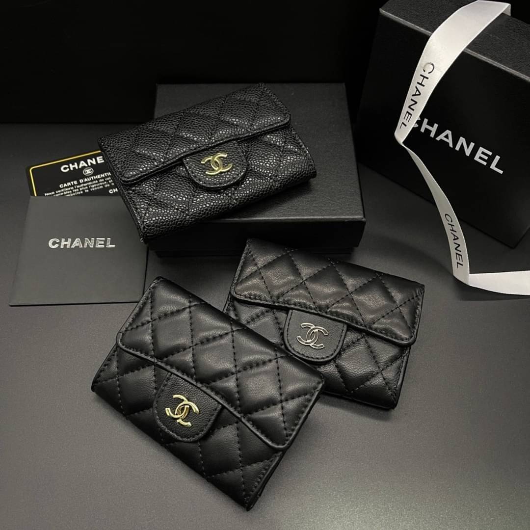 Chanel Wallet / Chanel Card Holder / Chanel Coin กระเป๋าสตางค์ชาแนลใบสั้น กระเป๋าใส่บัตร ใส่เหรียญ ภายในตามรูป เกรดออริจินอล ภาพถ่ายจากงานขายจริง ใช้งานต่างประเทศได้