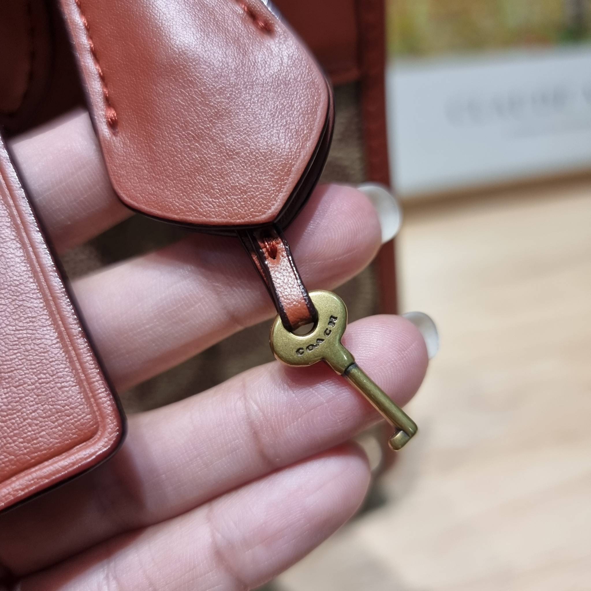 COACH brooke carryall in signature canvas CE733 ใหม่ล่าสุด อัพลุคคุณนายคุณหนูกันหน่อย กับกระเป๋าถือ/สะพายสุดหรู รูปทรงและดีไซน์ดูไฮน์มาก มีกุญแจล็อคซิปได้ วัสดุหนังแคนวาสตัดสลับหนังแท้ มีหูจับในตัว ภายในแบ่งสัดส่วนไว้อย่างดี ให้สามารถจัดเก็บของได้อย่างมีร