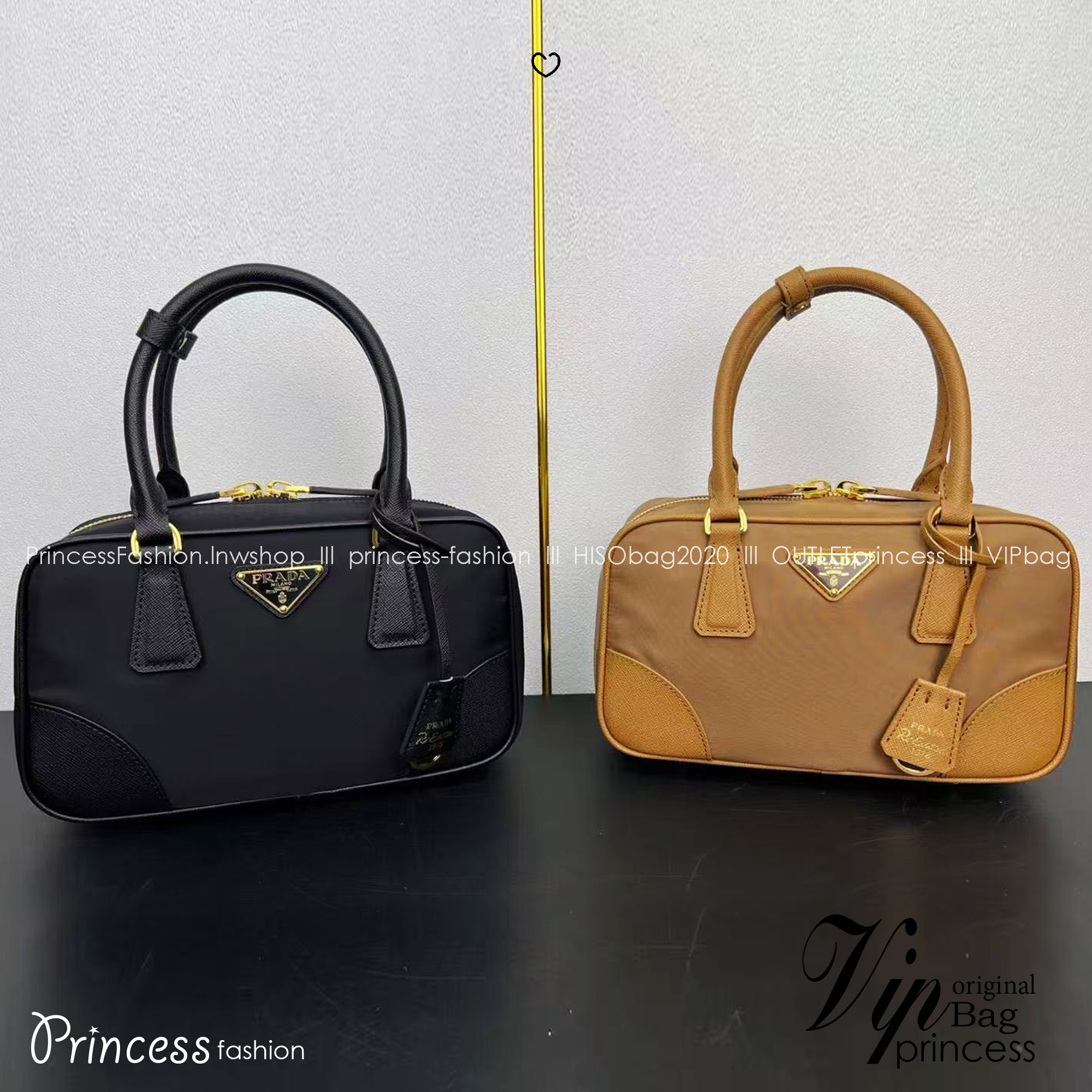ORI หนังแท้ | Prada Medium Re-Edition 1978 Tote Bag กระเป๋าสะพายใบใหญ่เรียบหรู งานผ้าไนลอนฐานหนัง พร้อมหูจับใช้งานง่าย