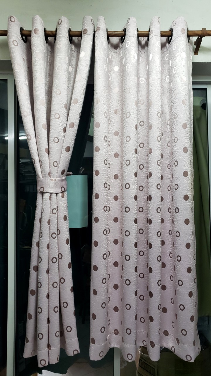 ผ้าม่านUVก.270* ส.180 ซม./ผืน กันแสง 90% รุ่นบิวตี้ สีชมพู