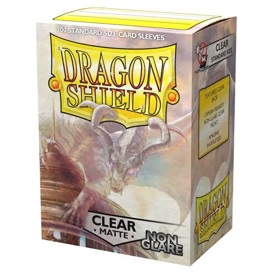 ซองใส่การ์ด Sleeve Dragon Shield 100ใบ สี Clear Matte Non Glare