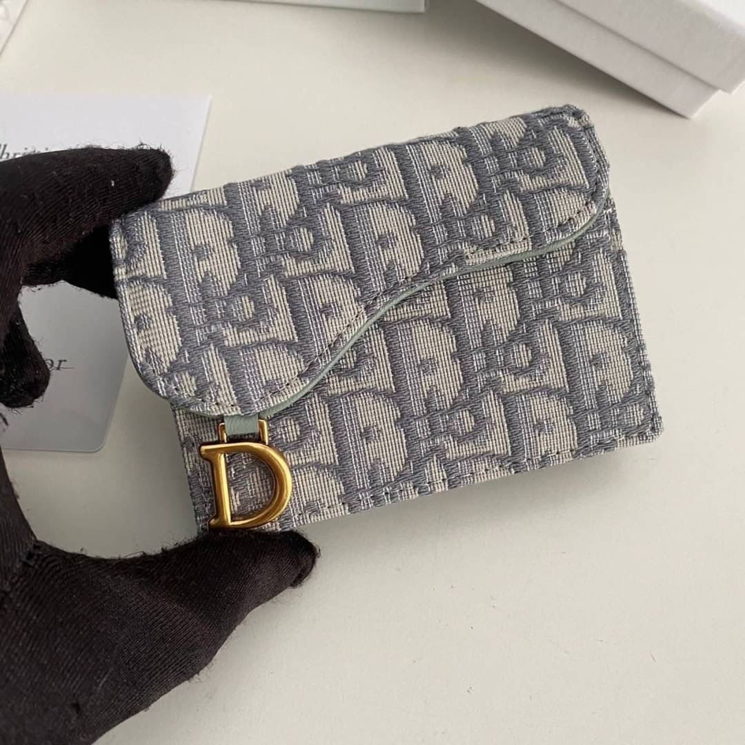 พร้อมส่ง 3 แบบ Dior wallet monogram MEN / DIOR Trifold Wallet / DIOR Coin 7 Card Wallet กระเป๋าสตางค์ดิออร์ กระเป๋าใส่เหรียญใส่การ์ด เกรดออริ สลับแท้ 1:1