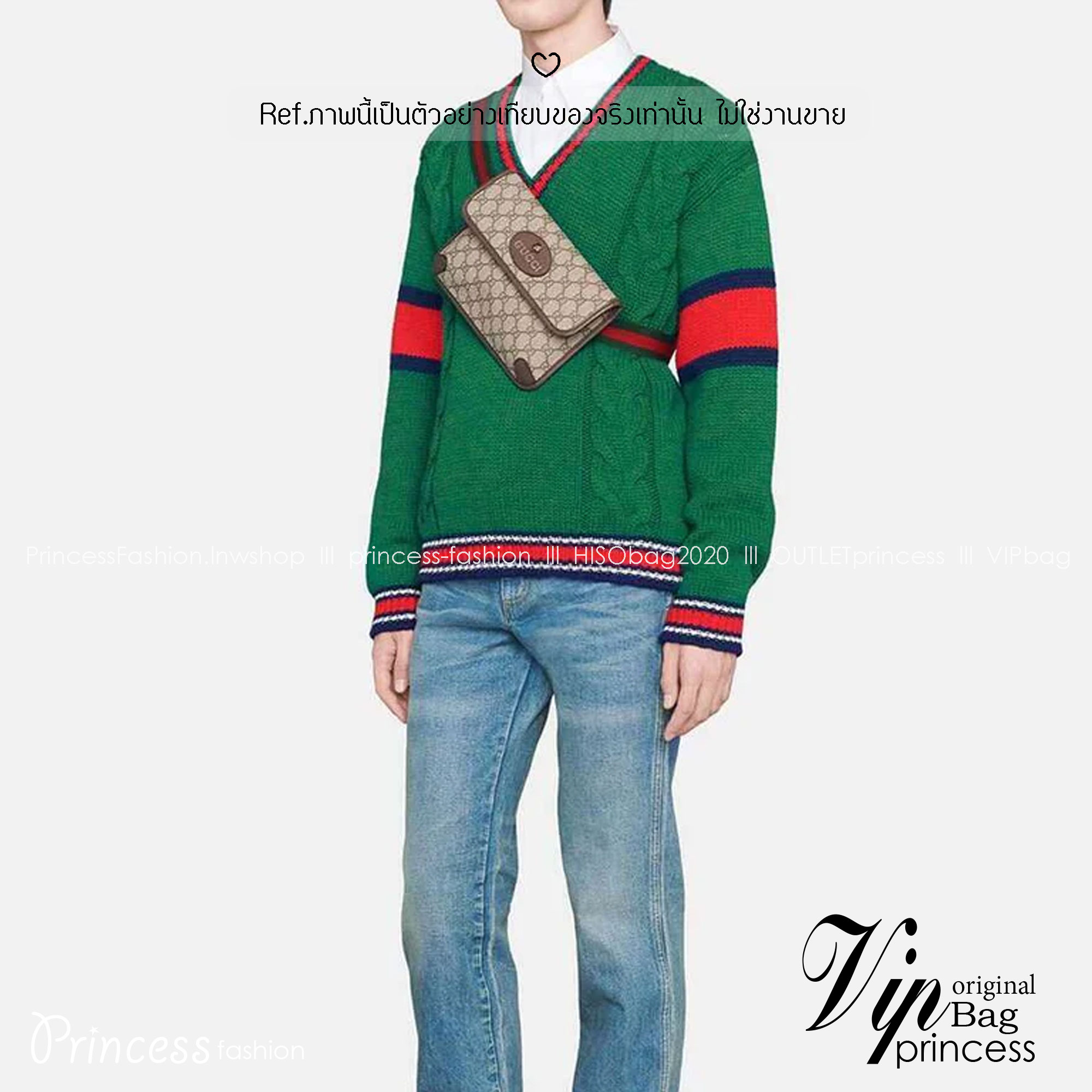 GUCCI neo vintage GG supreme belt bag ฮอตฉ่ำๆ กับกระเป๋าคาดอกรุ่นคลาสสิค ดีไซน์เท่ หรู สไตล์สปอร์ต ขนาดกำลังดี พกพาง่าย คาดไปไหนก็ได้สบายๆ