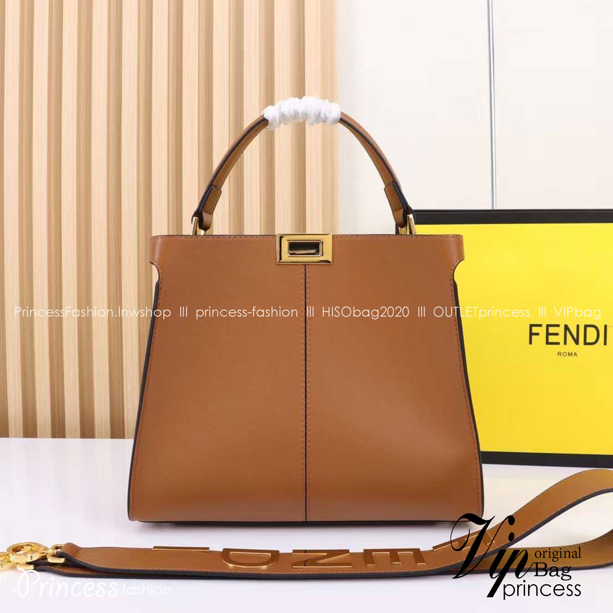 พร้อมส่ง 3 สี FENDI Peekaboo X-Lite Medium กระเป๋าสะพาย 🧡 เกรดออริจินอล 1:1 สลับแท้