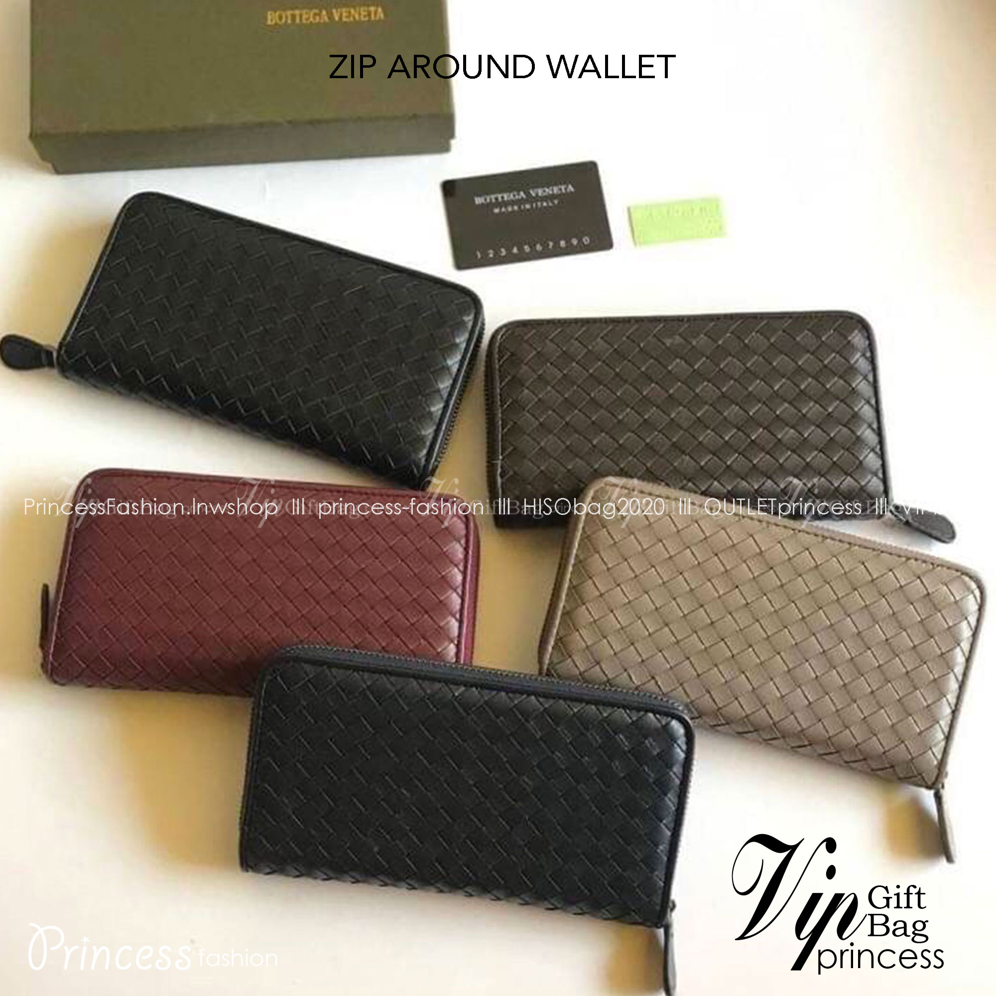 BOTTEGA VENETA ZIP AROUND WALLET / BOTTEGA LONG WALLET กระเป๋าสตางค์ยาวซิปรอบ เอกลักษณ์หนังสานคลาสสิก สร้างสรรค์ให้ไอเท็มนี้ดูหรู ดูแพง ใบจริงสวยมาก ใช้ได้ทั้งชายหญิง มาจำนวนจำกัด รีบตำกันน้า ไม่อยากให้พลาดเลยจ้า