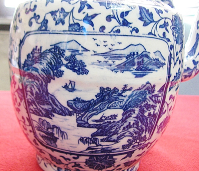 กาน้ำกังไสลายภูเขา-ดอกไม้จากเมืองจีนค่ะ