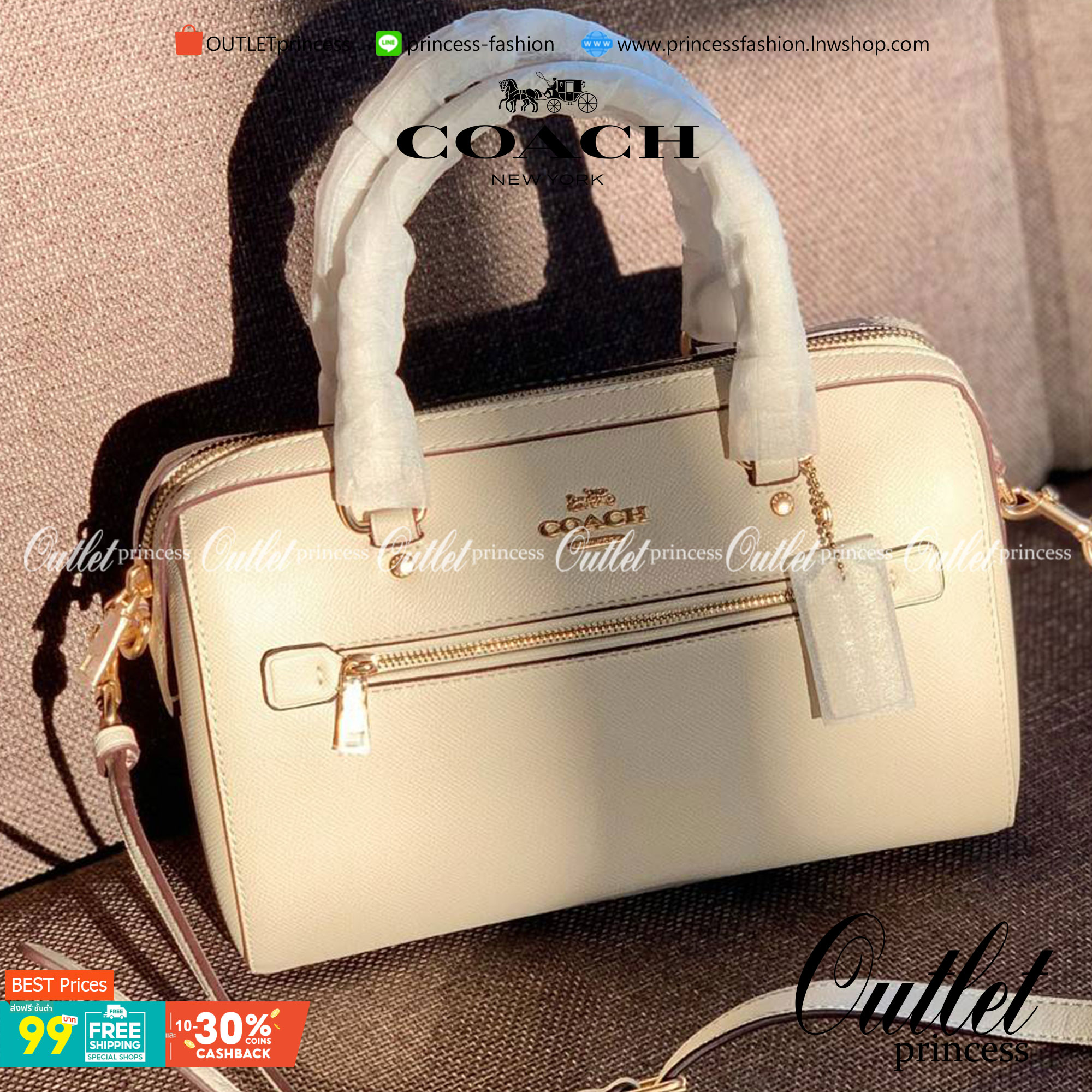 COACH ROWAN SATCHEL BAG ((79946)) กลับมาอีกครั้ง พร้อมสีหายากค่ะ! กระเป๋าหิ้วทรงหมอนสุดฮิตของสาวๆ//สะพายข้างได้ หนังแท้ ลายหนังสวย ทรงสวย ด้านหน้ามีช่องซิปให้หนึ่งช่อง เปิดปิดช่องหลักแบบซิป ภายในกว้างใส่ของจำเป็นของสาวๆได้ครบ มีช่องเล็กและช่องซิปใส่ของจุก