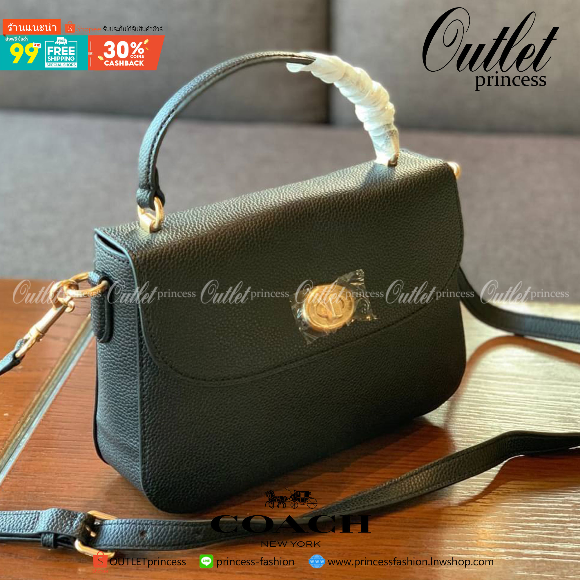 COACH MARLIE TOP HANDLE SATCHEL BAG ((C1557//C1765//C1563//C1560)) กระเป๋าหิ้ว//สะพายข้าง//สะพายครอสบอดี้ร์ได้ หนังแท้สวยงามค่ะ