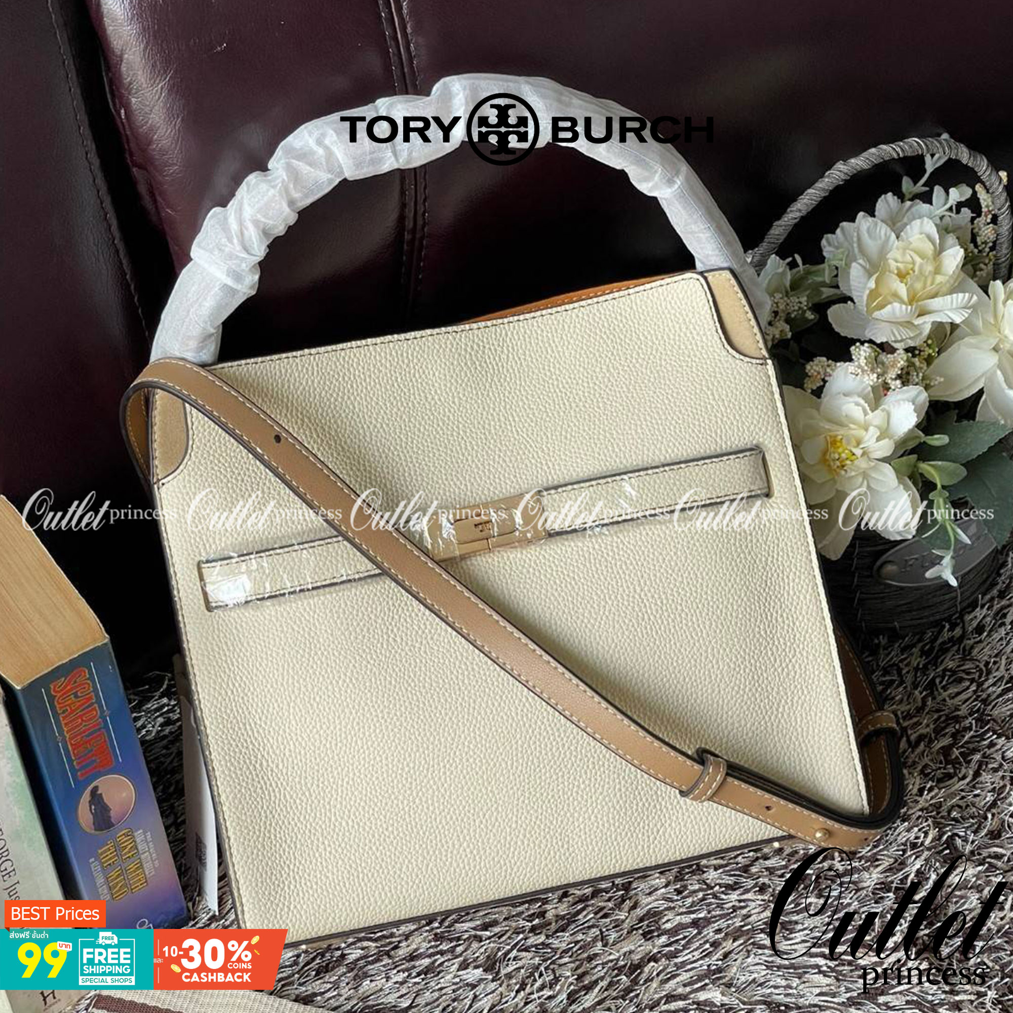 Tory burch lee radziwill pebbled small double bag กระเป๋า Lee Radziwill Double Bag สุดหรู ที่คำนึงถึงการเลเยอร์หนังและหนังกลับอย่างประณีตลงไปในงานดีไซน์ สามารถปรับปากกระเป๋าได้ 3 แบบตามต้องการ พร้อมนำเอาความเป็น American Luxury มาตีความใหม่ผ่านแง่มุมของคว