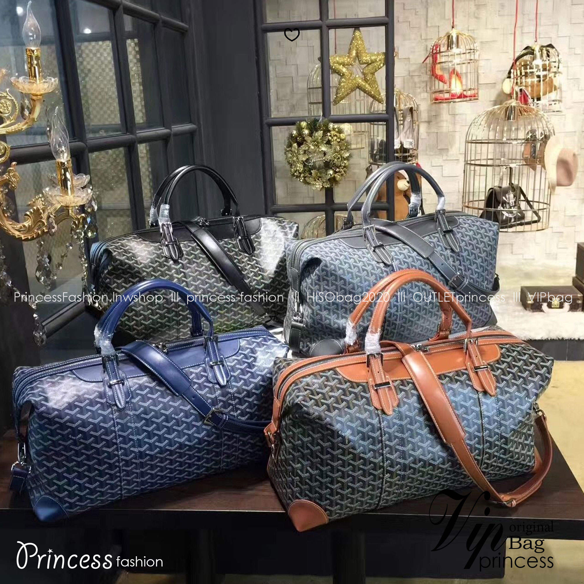 Goyard Boeing Travel 55 Duffle Bag กระเป๋าเดินทางใบใหญ่ ดีไซน์สวยคลาสสิกเป็นเอกลักษณ์ ไอเท็มที่จะทำให้การเดินทางไม่ธรรมดาอีกต่อไป ด้วยดีเทลความเป็นเอกลักษณ์ เรียบแต่หรู ภายในจุของได้เยอะมาก ใหญ่จริง!! ใบนี้คุ้มค่าราคามากๆ