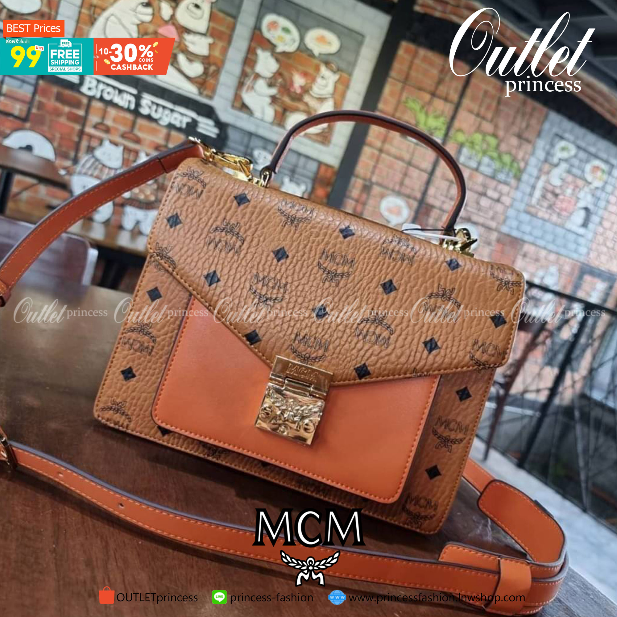 M.C.M MEDIUM PATRICIA SATCHEL IN VISETOS ไซส์กลางมาให้จับต้องแล้วจ้า!! รุ่นที่สาวๆต่างถามหา!! ต้องไอเท็มนี้เลย กระเป๋าถือ/สะพาย ทรงสวยหรู เหมาะกับทุกๆโอกาส ดีไซน์ออกมากึ่งเป็นทางการ แต่ใช้งานได้ทุกสไตล์ วัสดุหนังแคนวาสคุณภาพดีสลับหนังแท้ เปิด-ปิดด้วยตัวกด