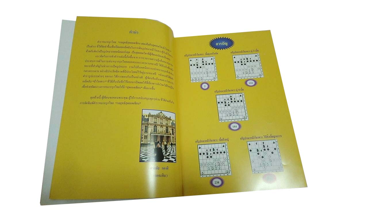หนังสือหมากรุกไทยกลยุทธสุดยอดเซียน เล่ม 1 เผยแต้มลับสุดยอดวิชาม้าโยงขวา อ.นกกระจิบ อวยชัย กองสี
