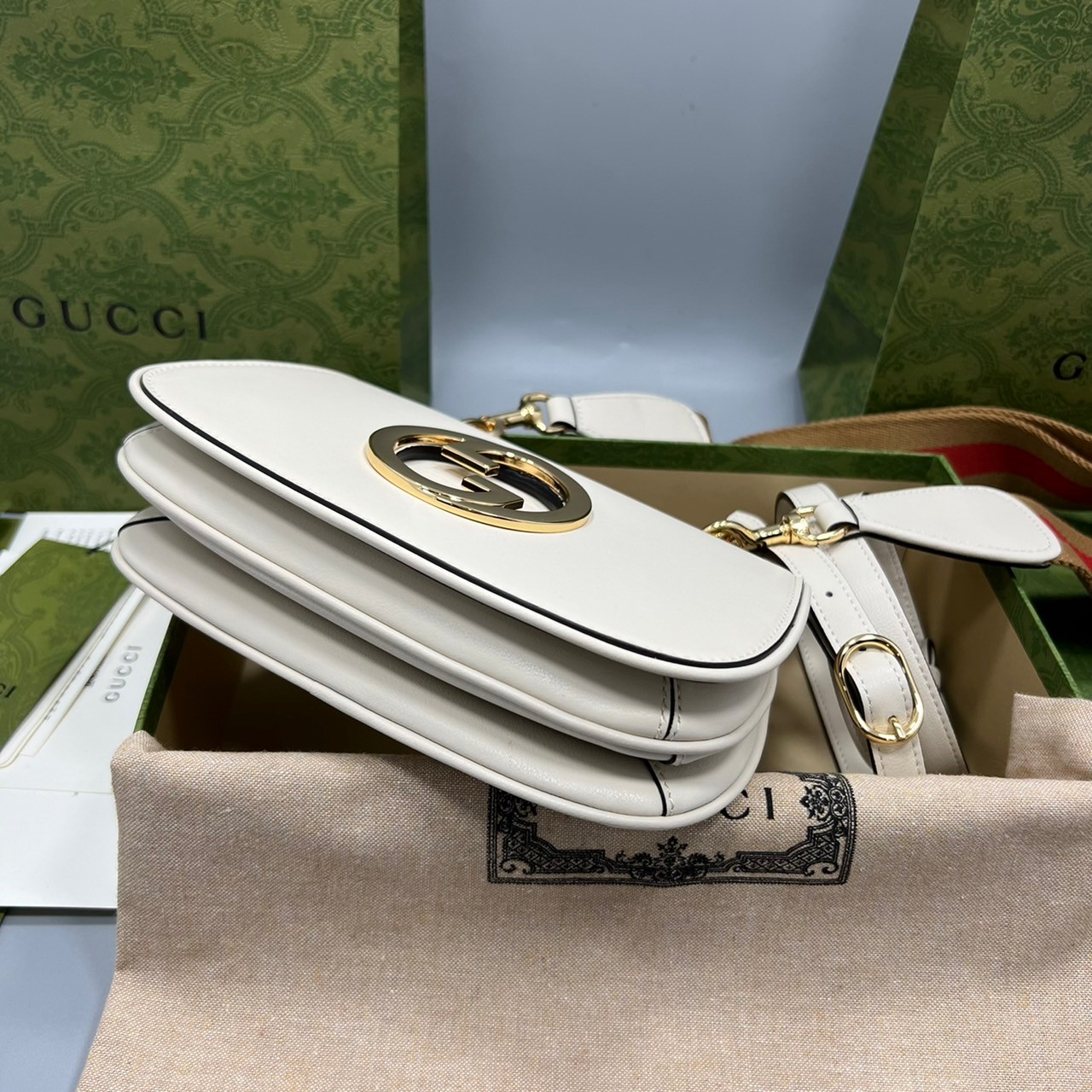 GUCCI Blondie mini bag เกรดเทพออริจินล หนังแท้ ภาพถ่ายจากงานขายจริง ใช้งานต่างประเทศได้ ผ่านทุก ตม